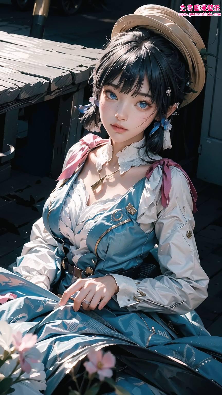 感受到动漫女神所散发出的那份不凡魅力她的眼神深邃