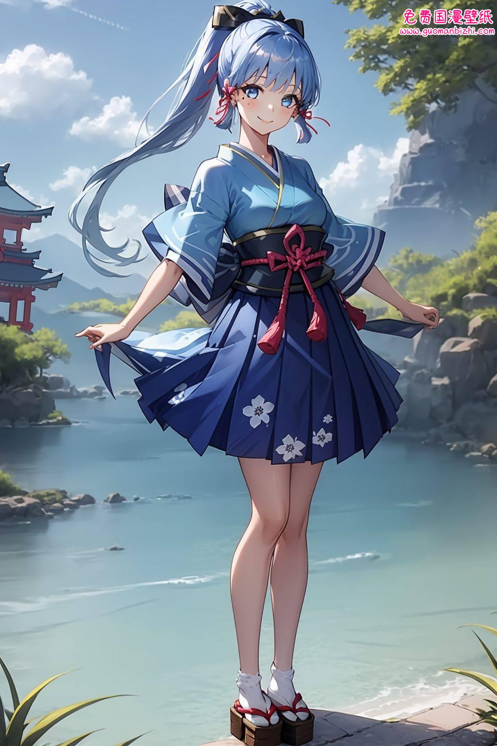 神里凌华令人不禁沉浸在这份独特的壁纸之中