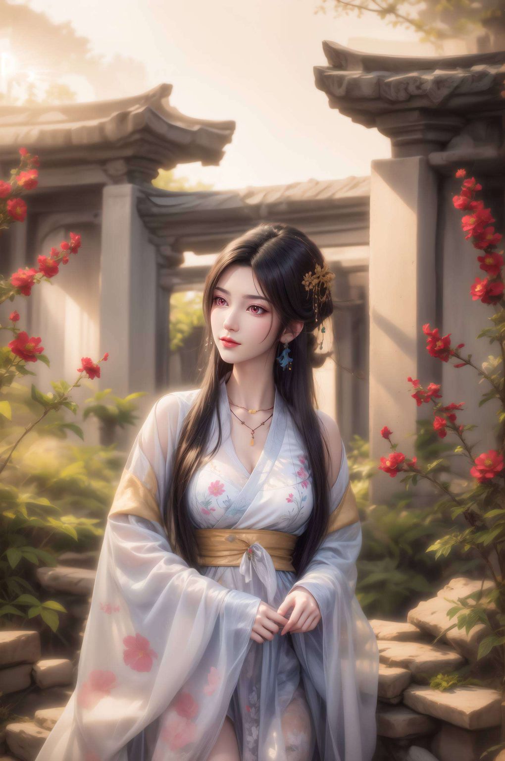 仿佛打开了一扇通往梦幻世界的大门这些国漫壁纸与动漫女神、动漫美女的倩影交织