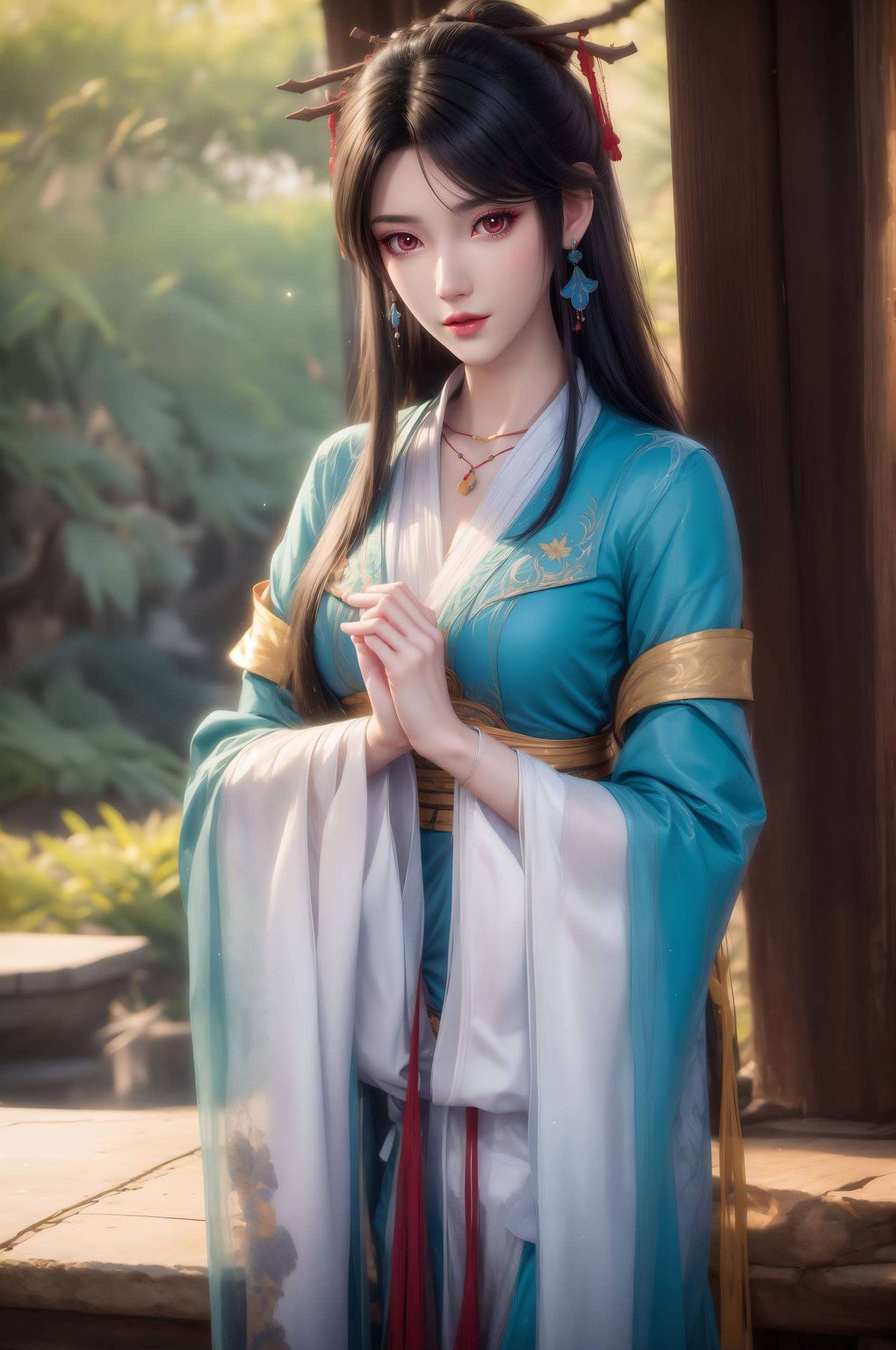 为你的电子世界增添一抹绚丽的色彩不仅展现了国漫女神的灵动之美