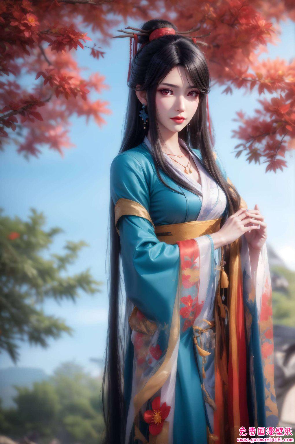 绘就一幅幅玄幻梦境简洁风格彰显动漫美女的魅力