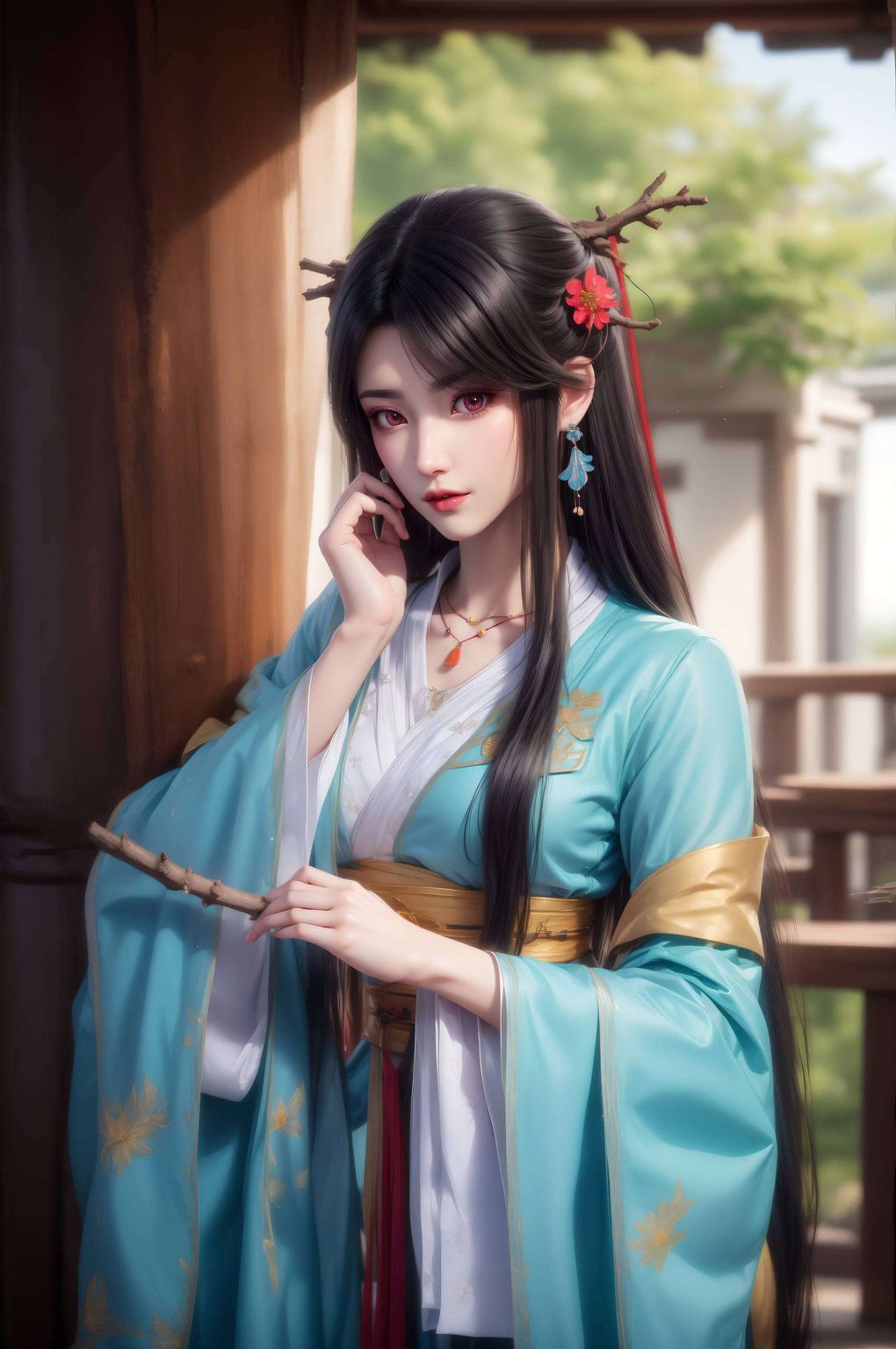 带你穿越次元而她的笑容