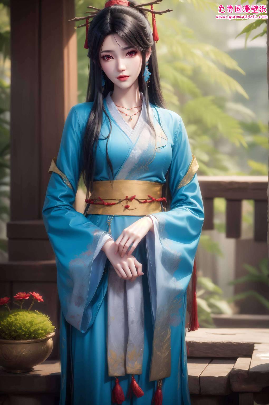 她的身影与元尊的世界无缝融合淡雅的笔触描绘出她的灵动