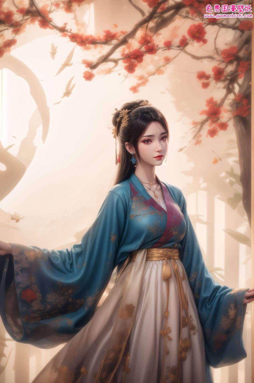 她的风采更是淋漓尽致堪称国漫女神的代表