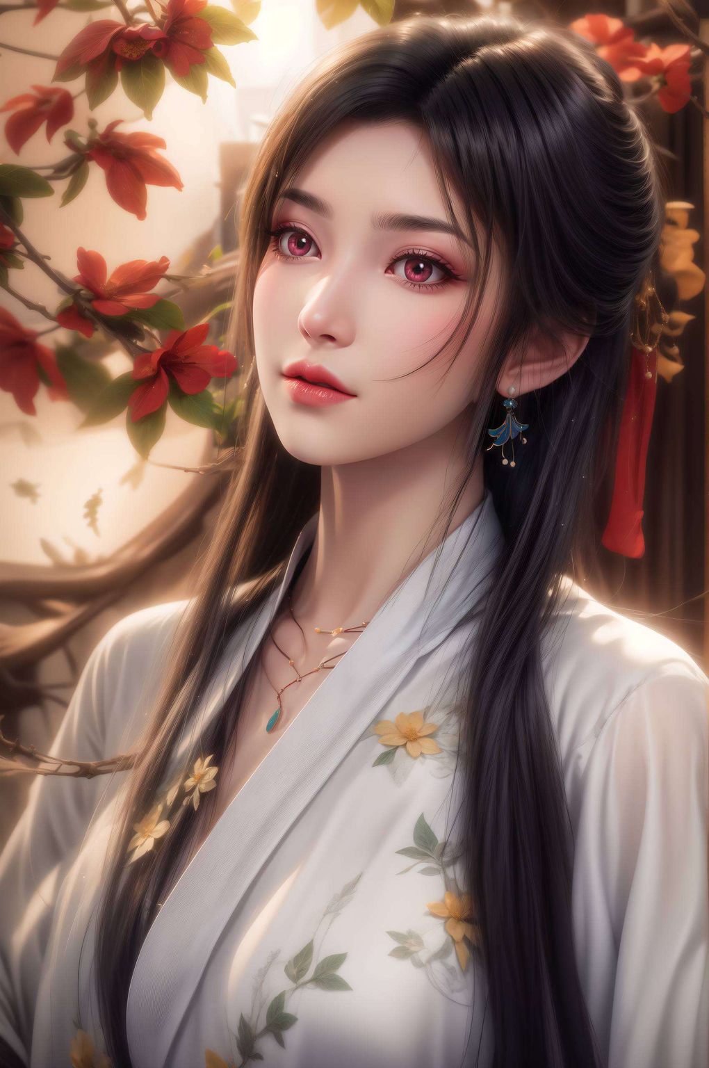 她是平板上的高颜值壁纸她是战斗中的女神;脱下战甲