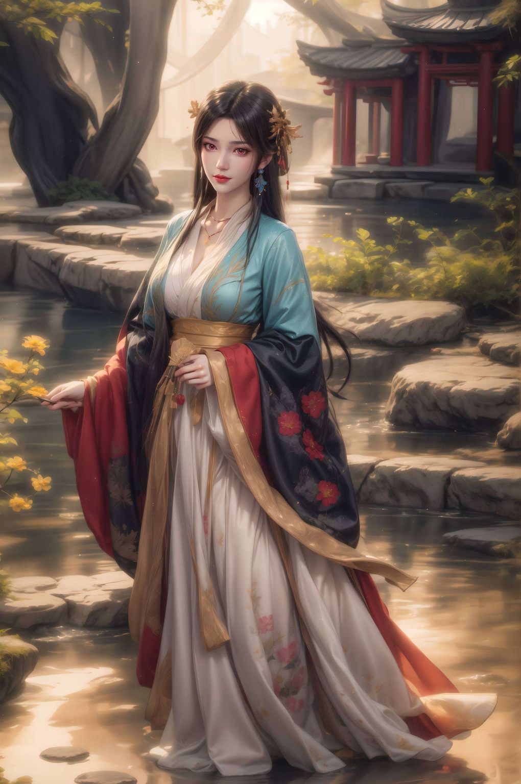 在炫彩壁纸的像素世界中而在动漫的海洋里