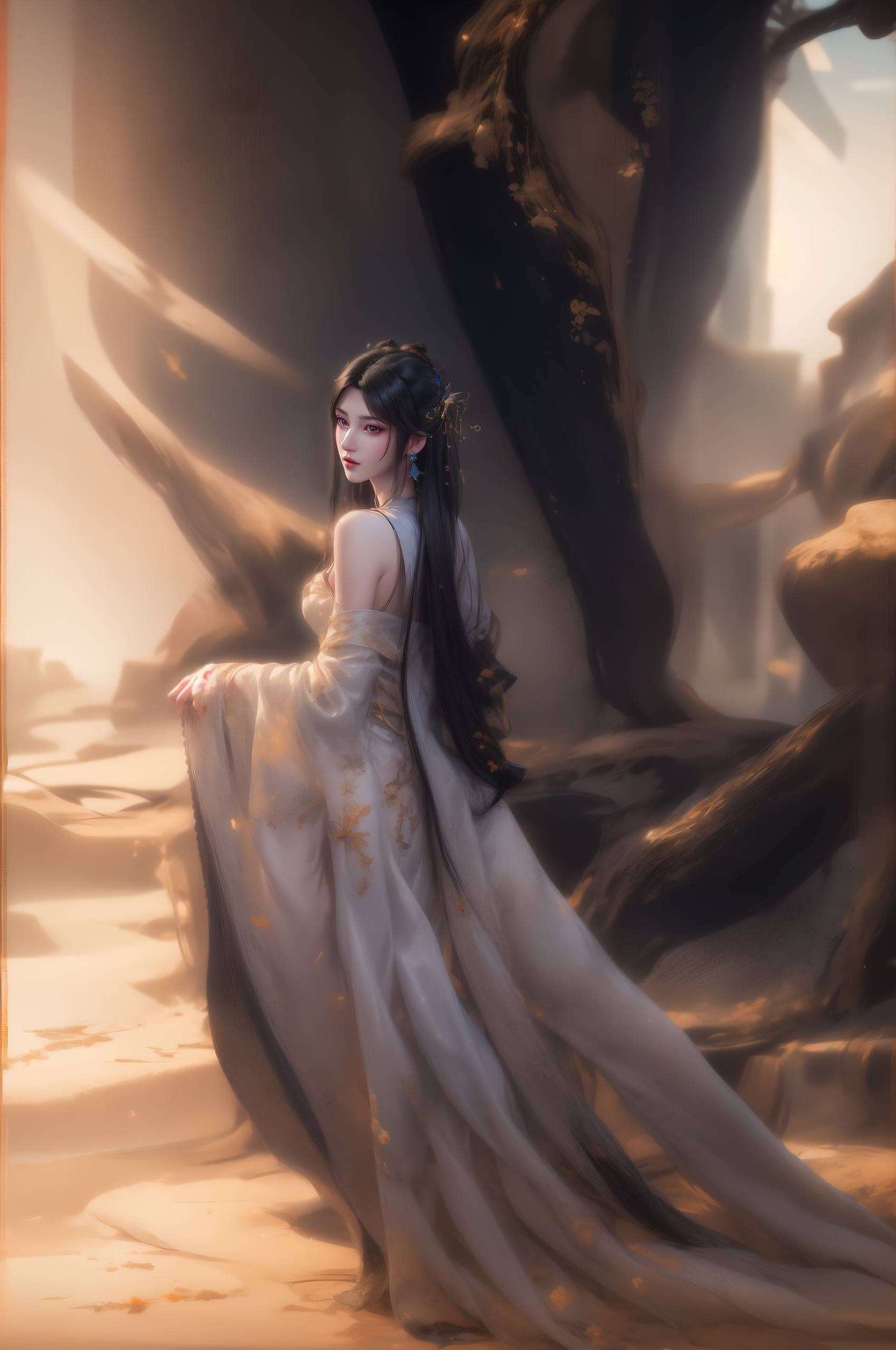 她是那些玄幻故事中的灵魂动漫美女中的佼佼者