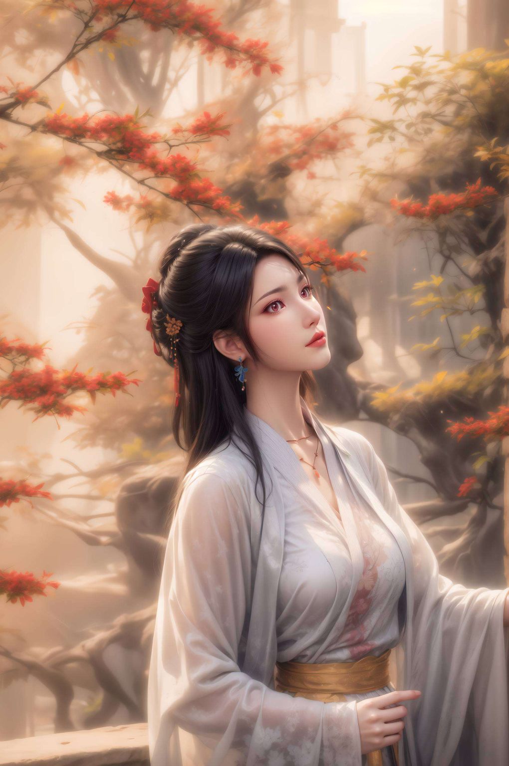 夭夭的婉约如春风拂面夭夭与元尊这对壁人