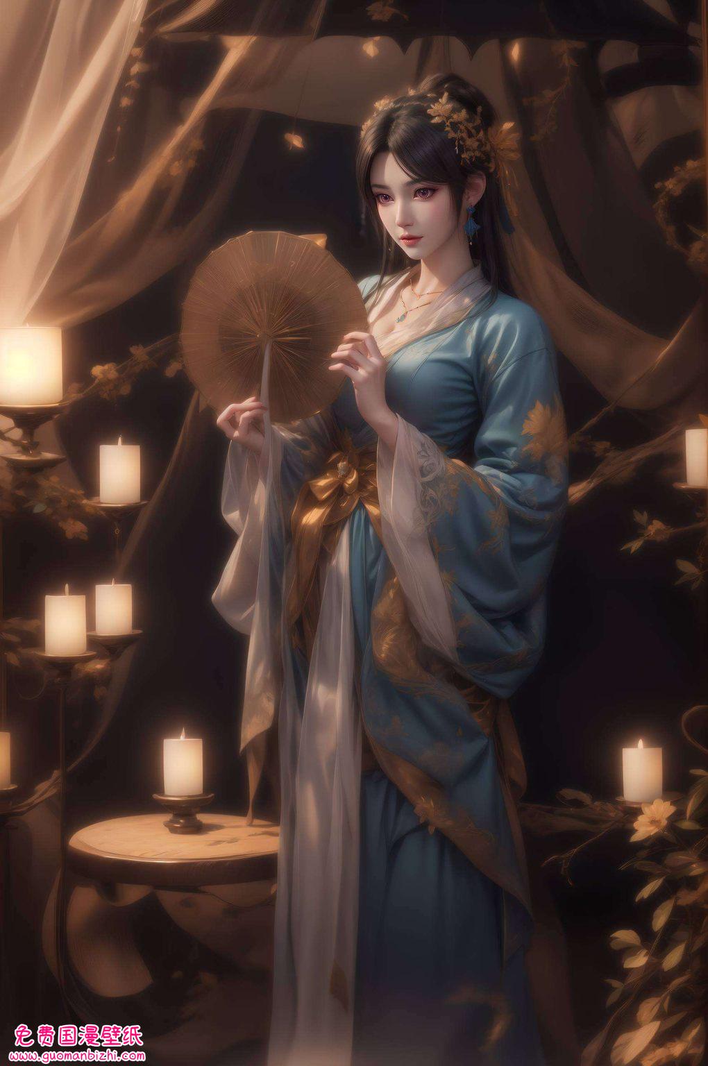 灵动而神秘她的眼眸深邃如夜