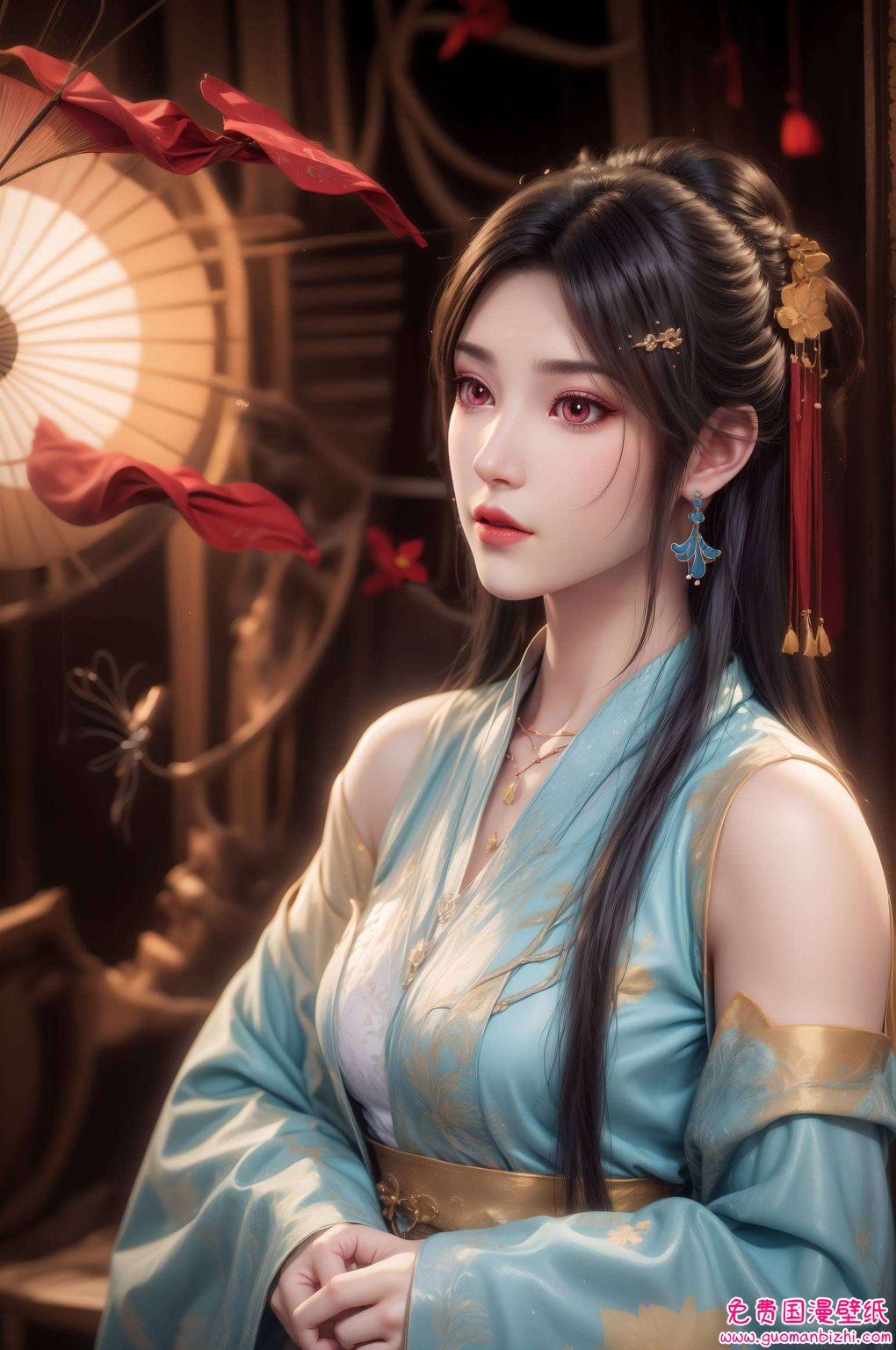都是一幅元尊夭夭的动态壁纸每一个眼神、每一次微笑