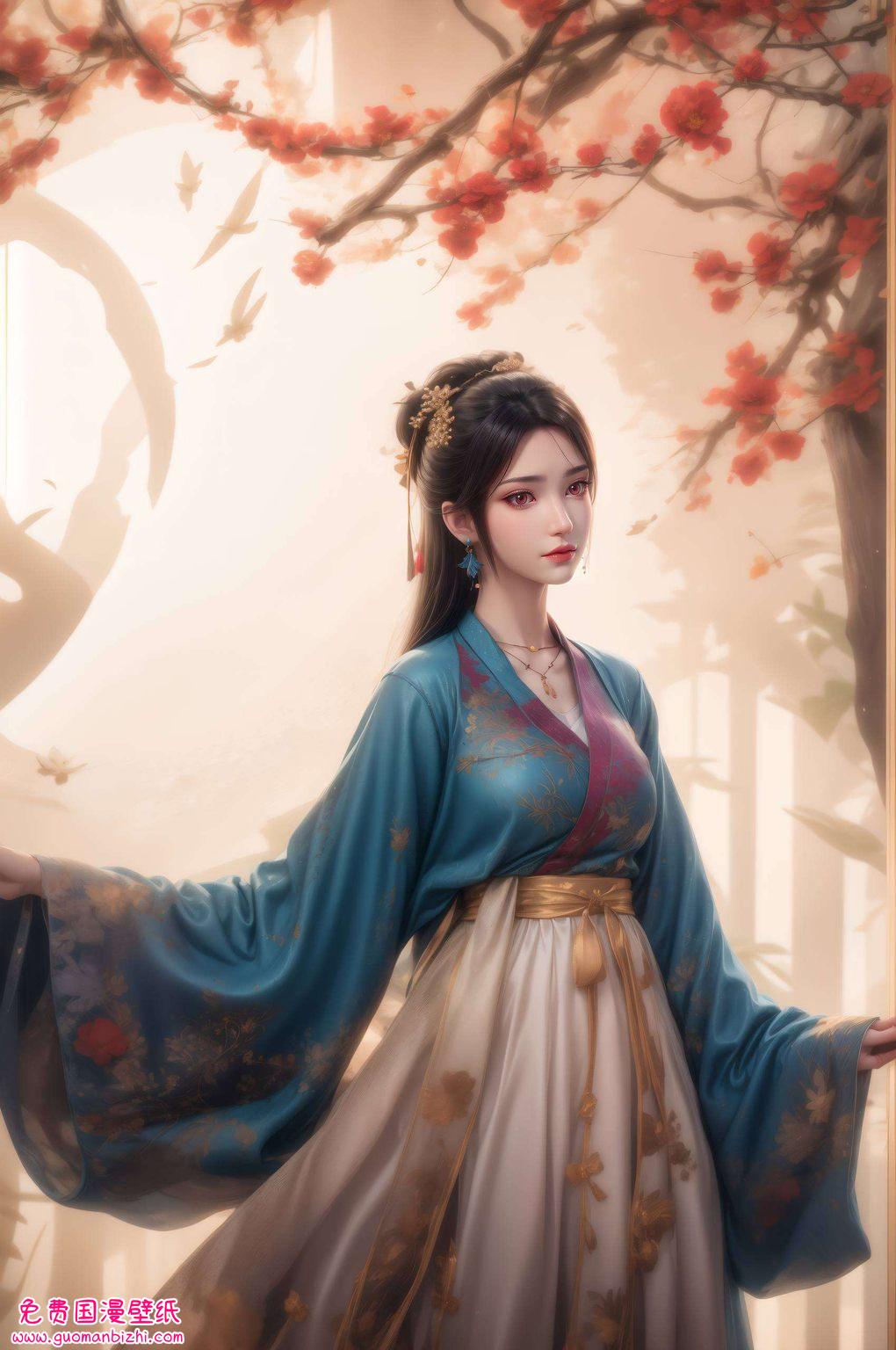 每当目光落在那些国漫女神、美女的壁纸之上不禁让人感叹
