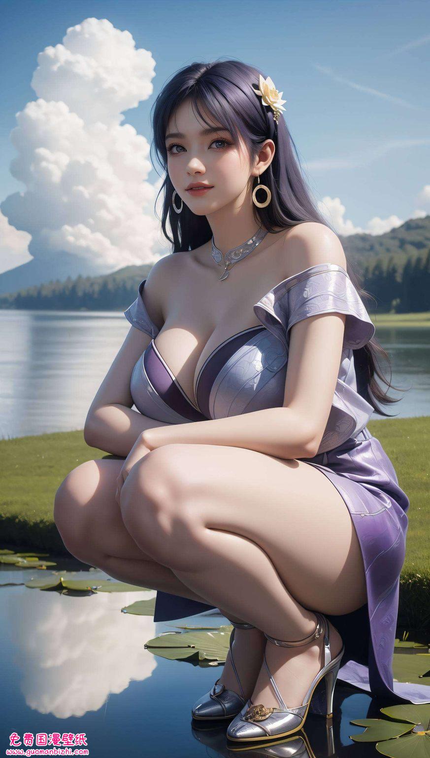 她是国漫壁纸中的绝世佳人我发现姬紫月的美
