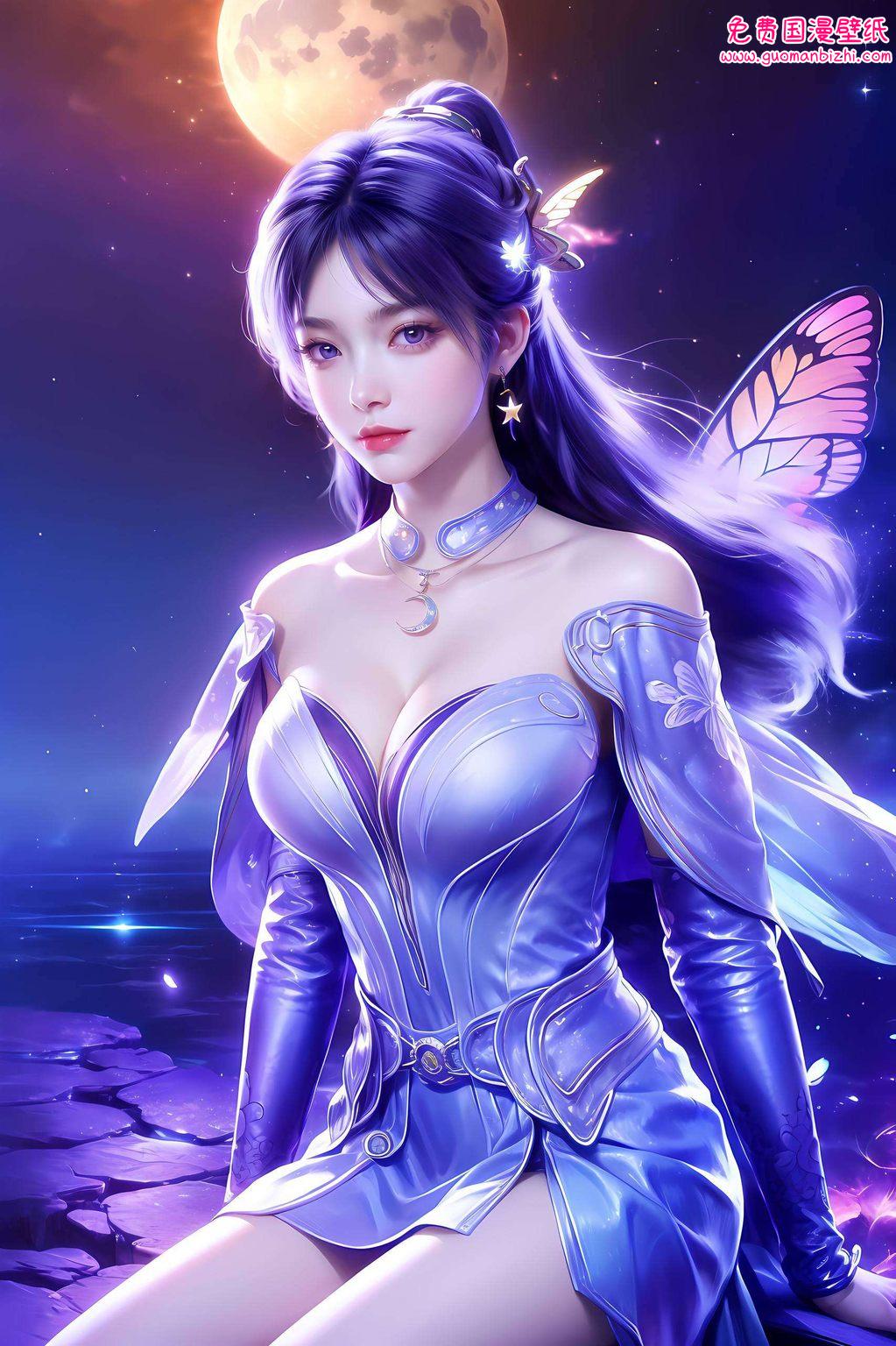 她那优雅的姿态如同遮天蔽日的玄幻之光