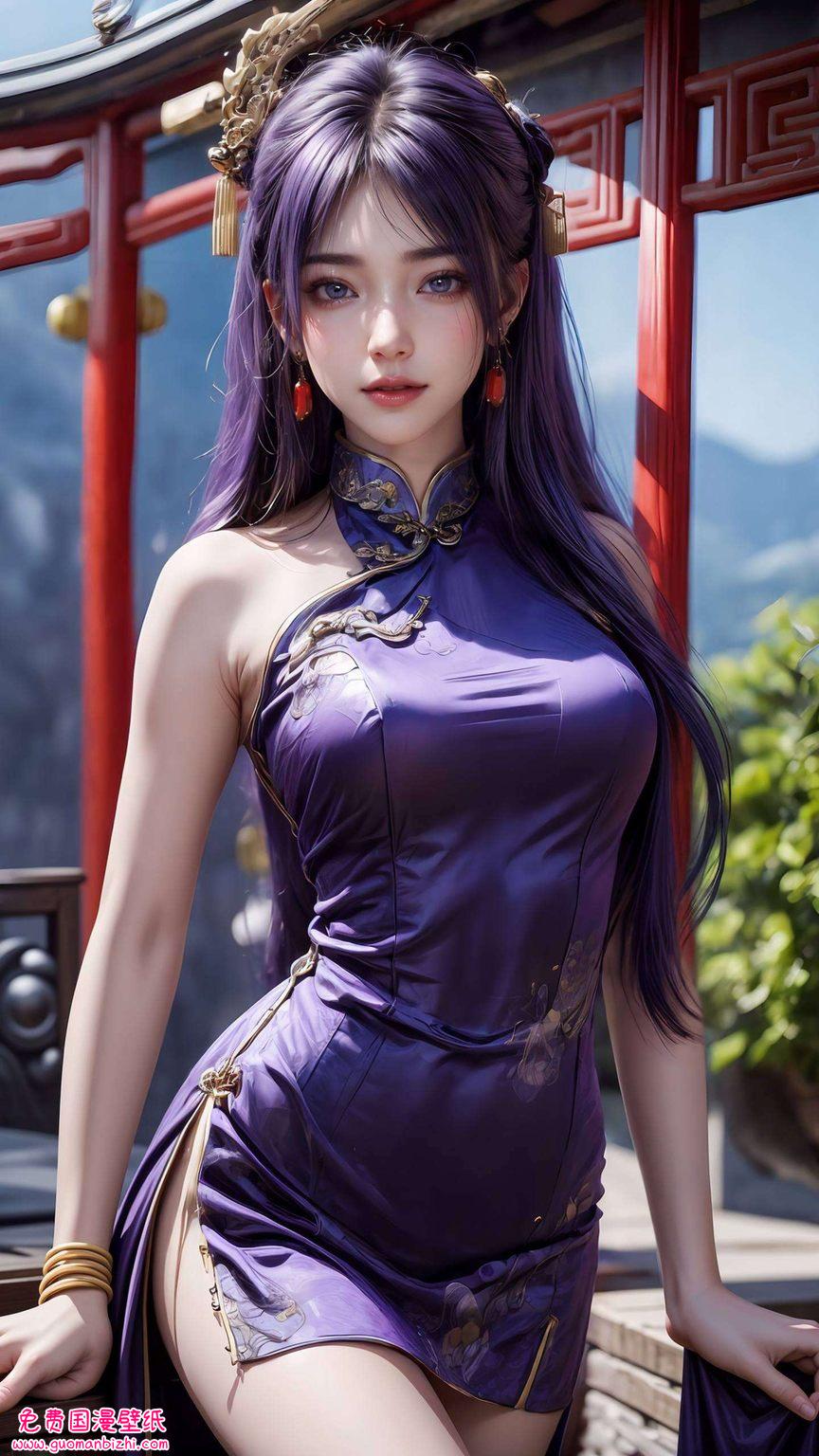 她身姿曼妙仿佛藏着无尽的玄幻秘密