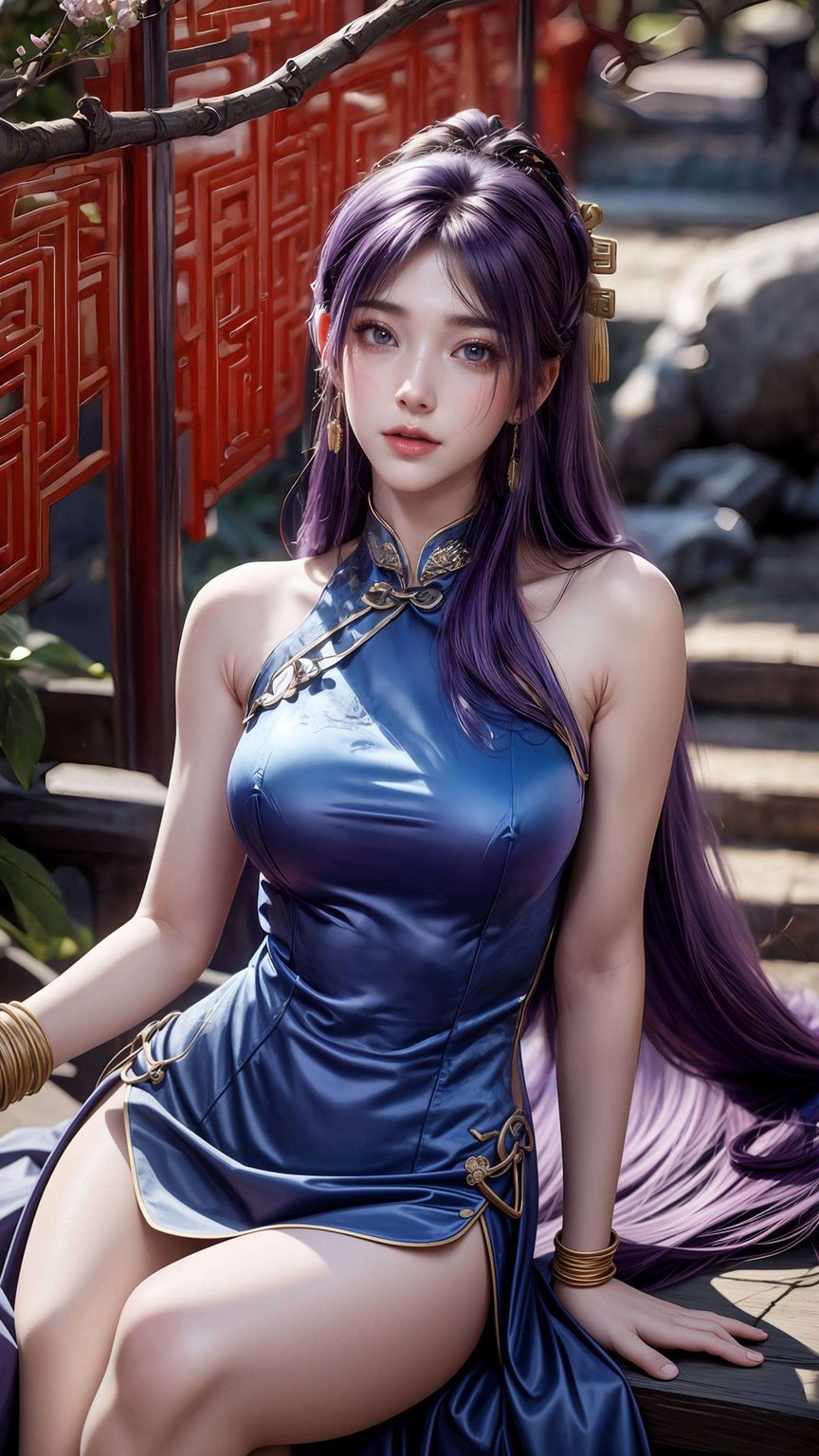 今儿个给大家带来一款别具一格的电脑壁纸——那就是遮天动画里的绝世美女姬紫月！这位国漫女神不仅美得让人舔屏想象一下