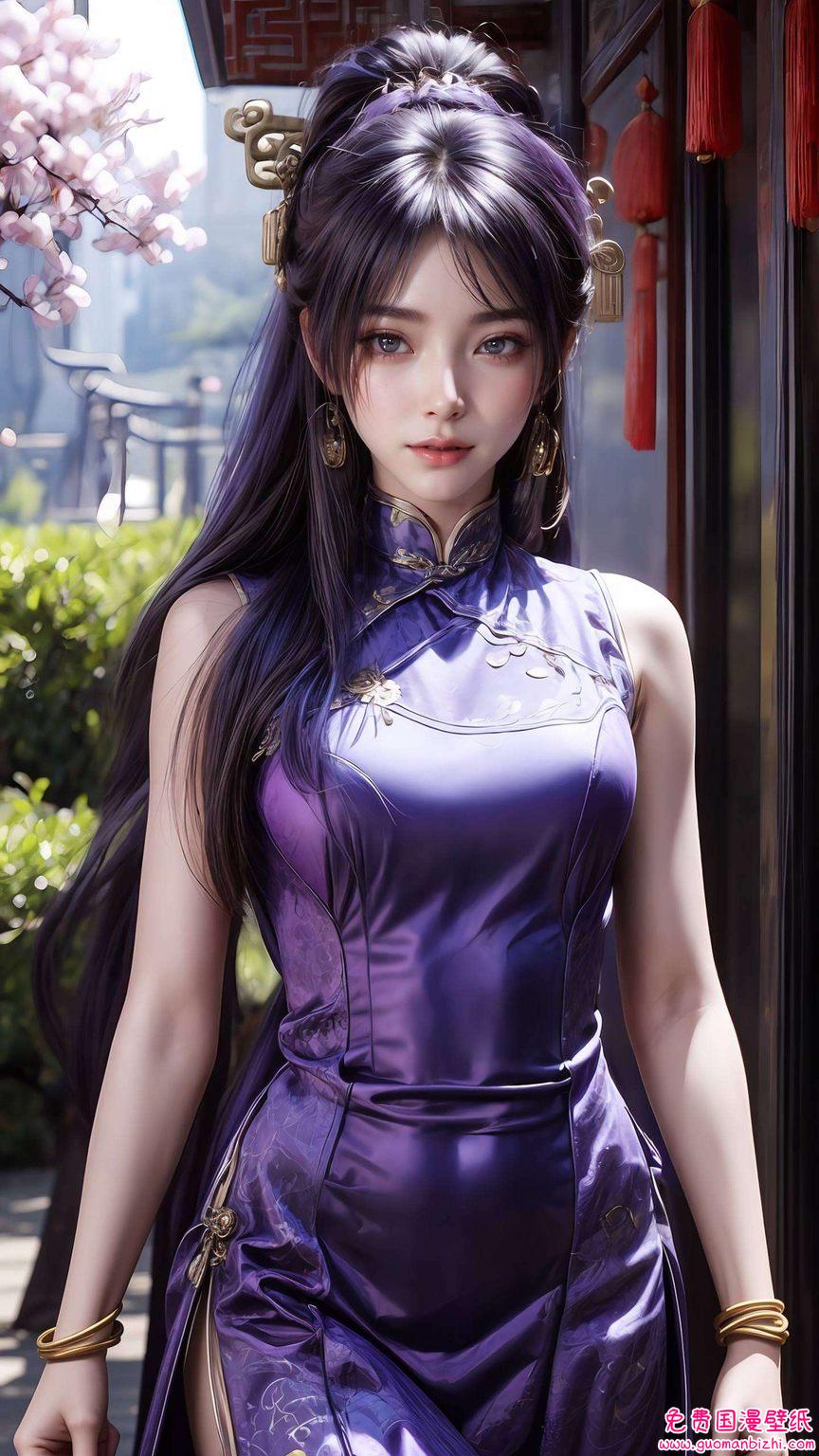 其电脑壁纸超清4k尽显动漫美女的灵动与玄幻气质