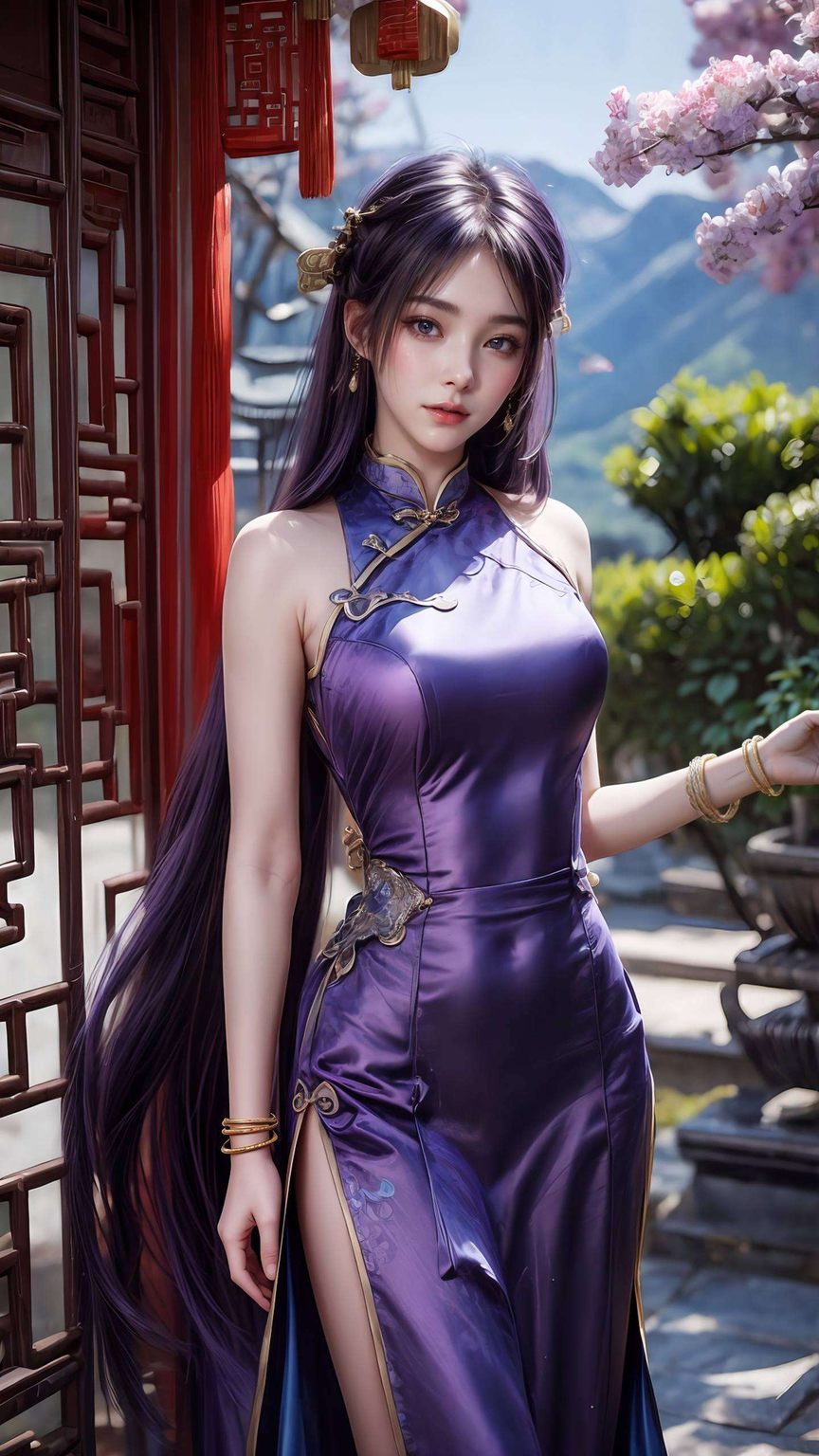 将遮天壁纸的恢弘与国漫女神的柔美完美融合国漫之美