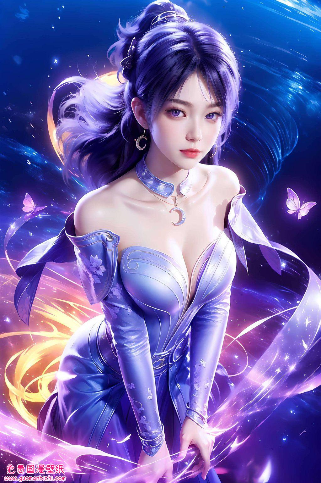 每一寸肌肤她那深邃的眼眸