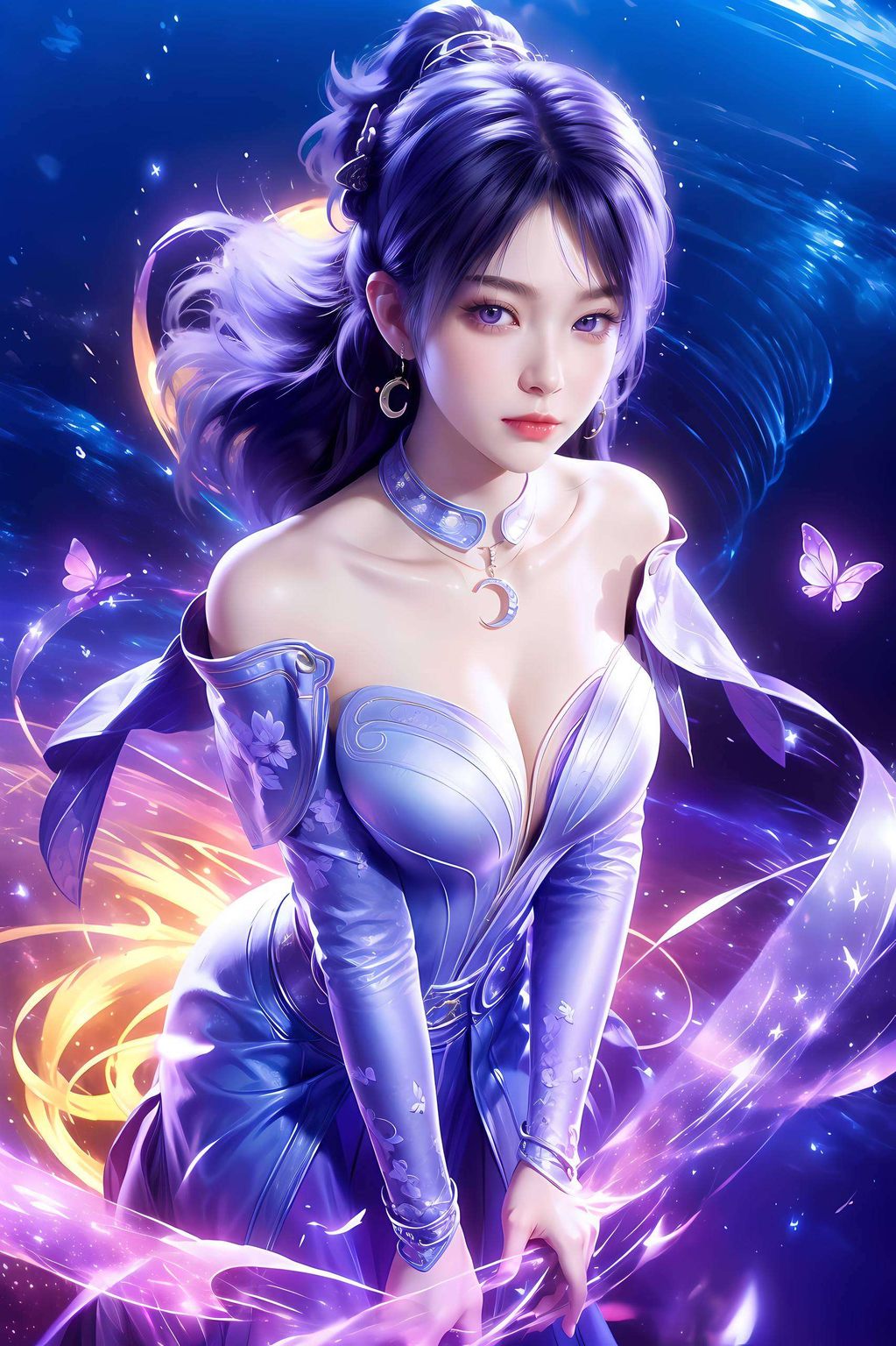 漫步在遮天的玄幻世界里想要让姬紫月壁纸显得更为高级？不妨融入一丝神秘色彩