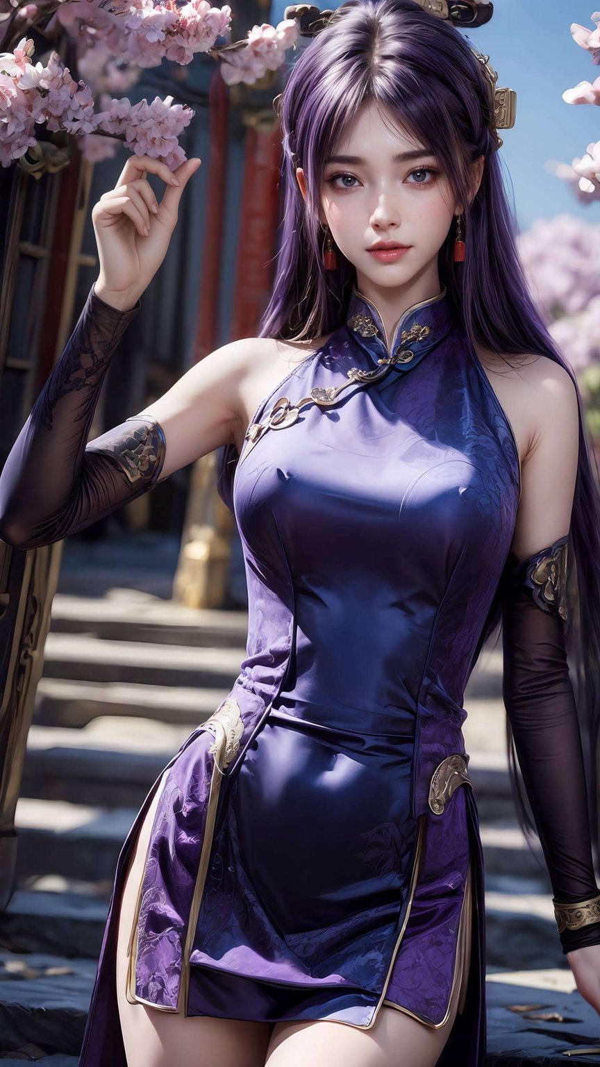 就像是玄幻世界里走出的仙子动漫女神们的颜值担当