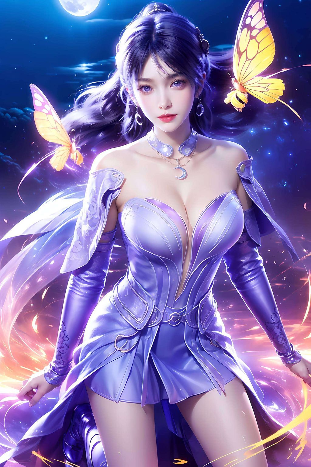 如同夜空中最温柔的月光那抹紫色的神秘