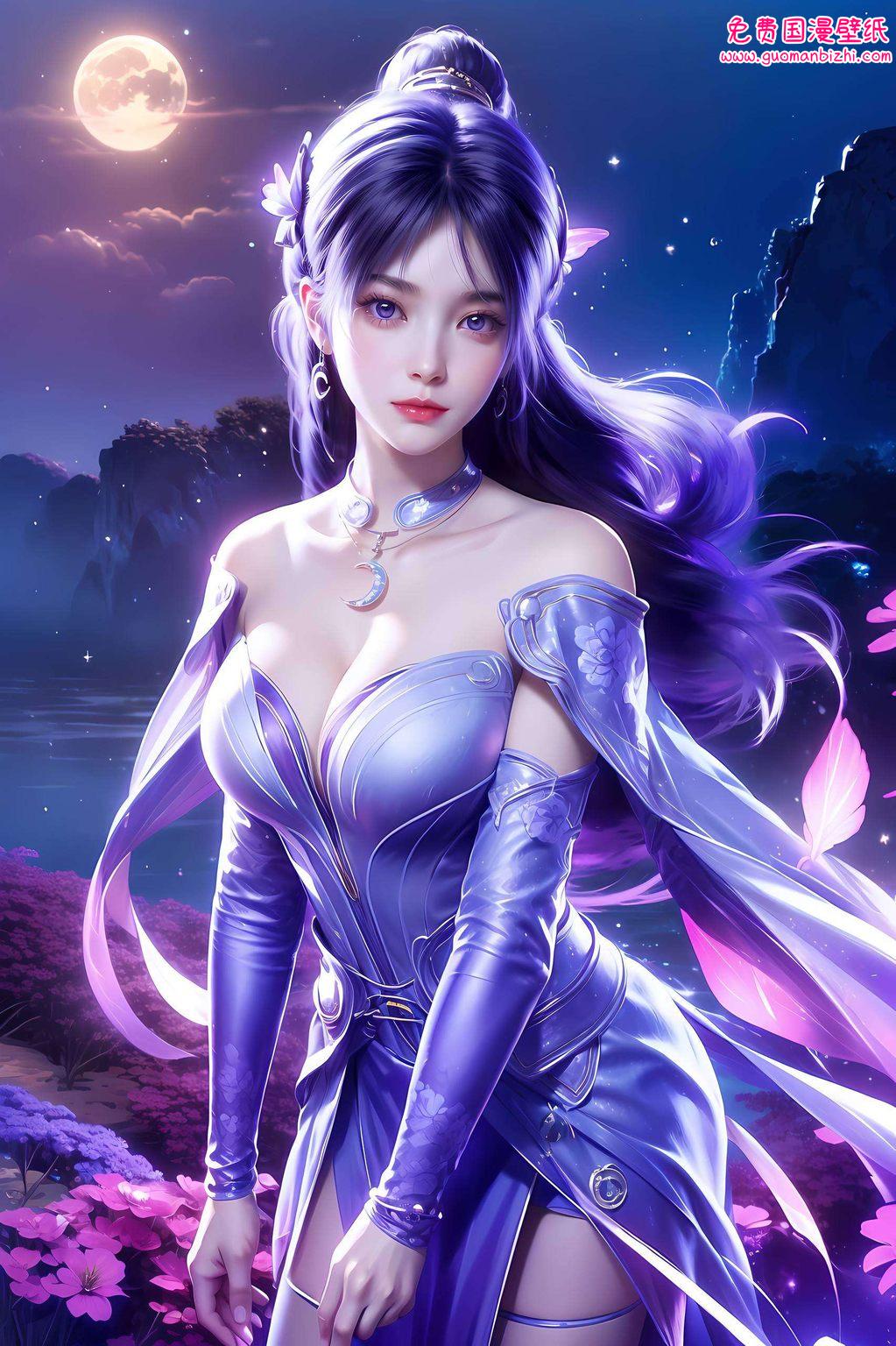 还有那个美得让人心动的姬紫月哦！🌸🌸 她们不仅是国漫界的女神保证让你的平板瞬间变身玄幻仙境！✨✨