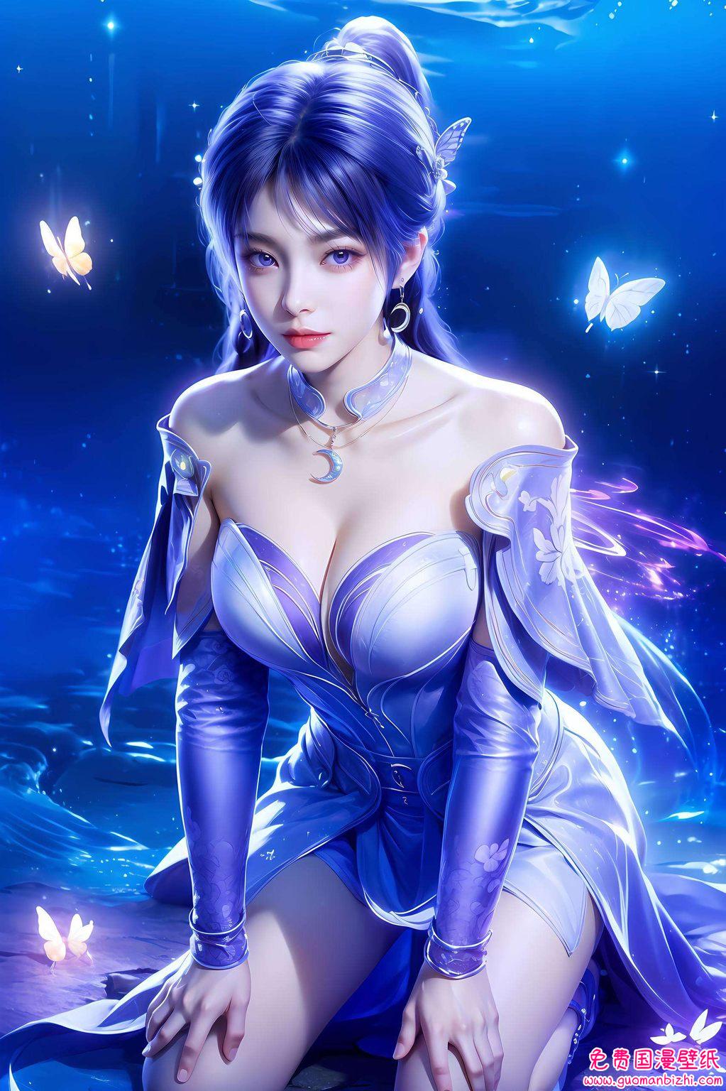 来看看这位国漫界的遮天女神——姬紫月吧！她不仅是实况壁纸的宠儿她是遮天的传奇