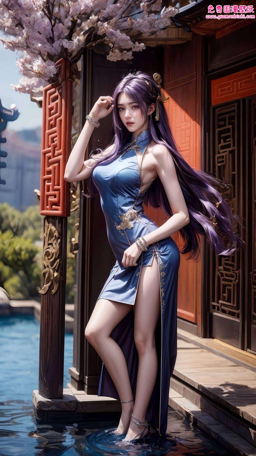 让人陶醉不已看着她