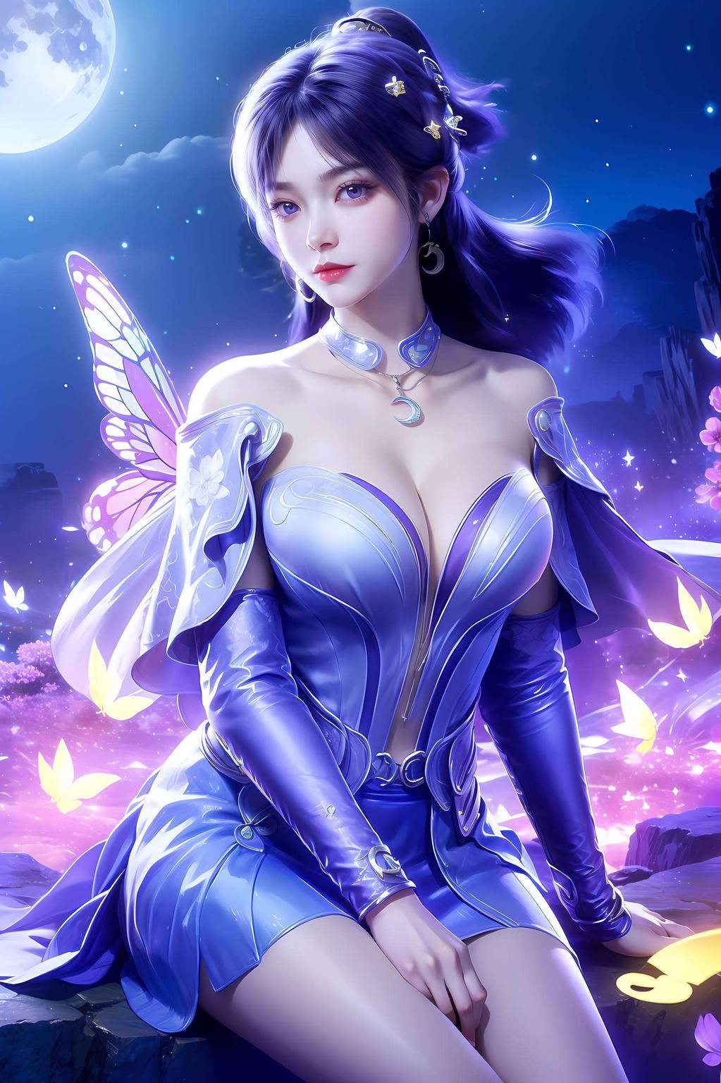 真是令人眼前一亮！这其中宛若仙子；国漫壁纸里