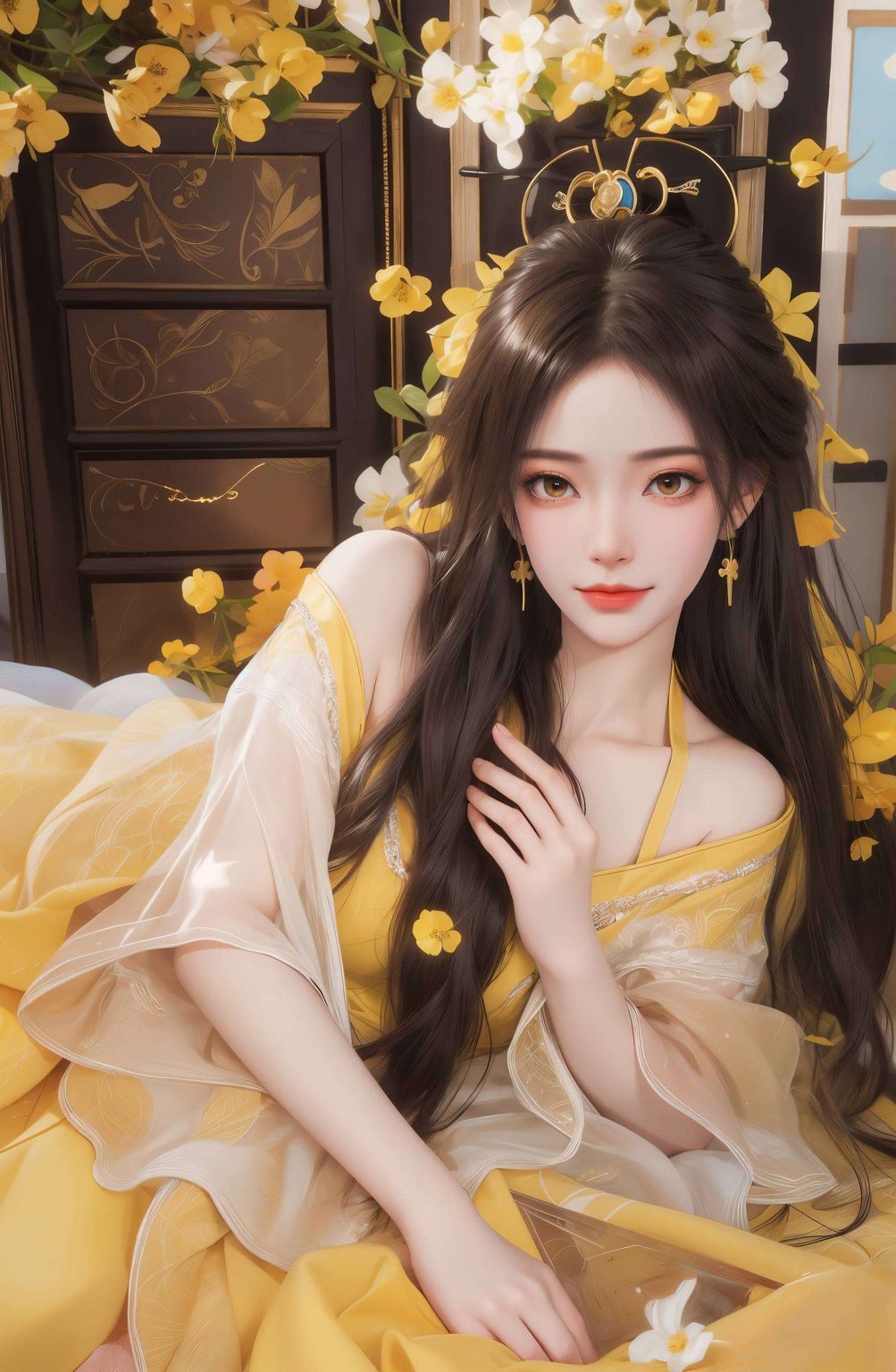 动漫美女姚曦还能护眼无忧