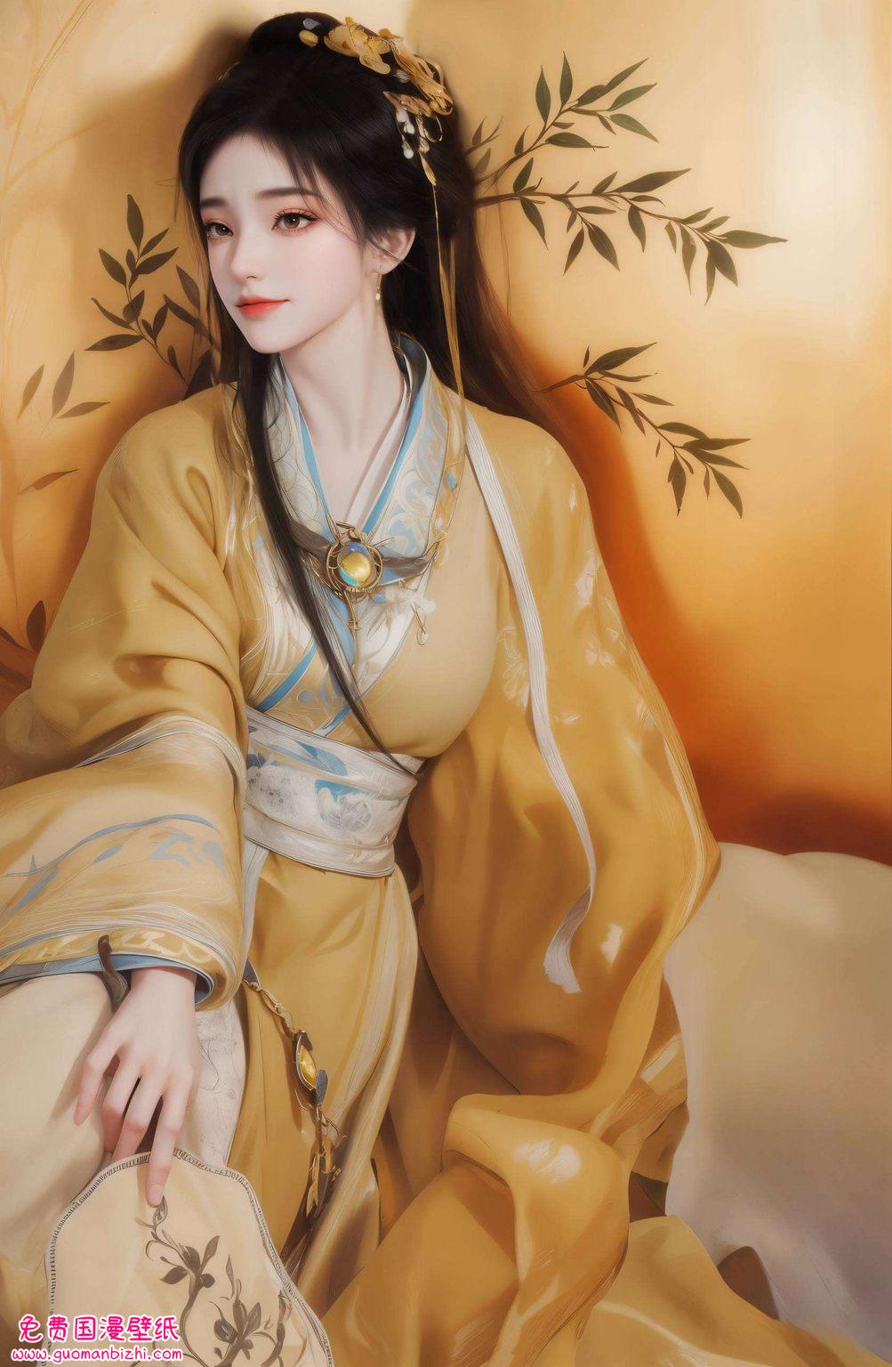 无论是翩翩起舞还是静坐沉思姚曦新建模的4K壁纸静静躺在安卓手机屏幕上
