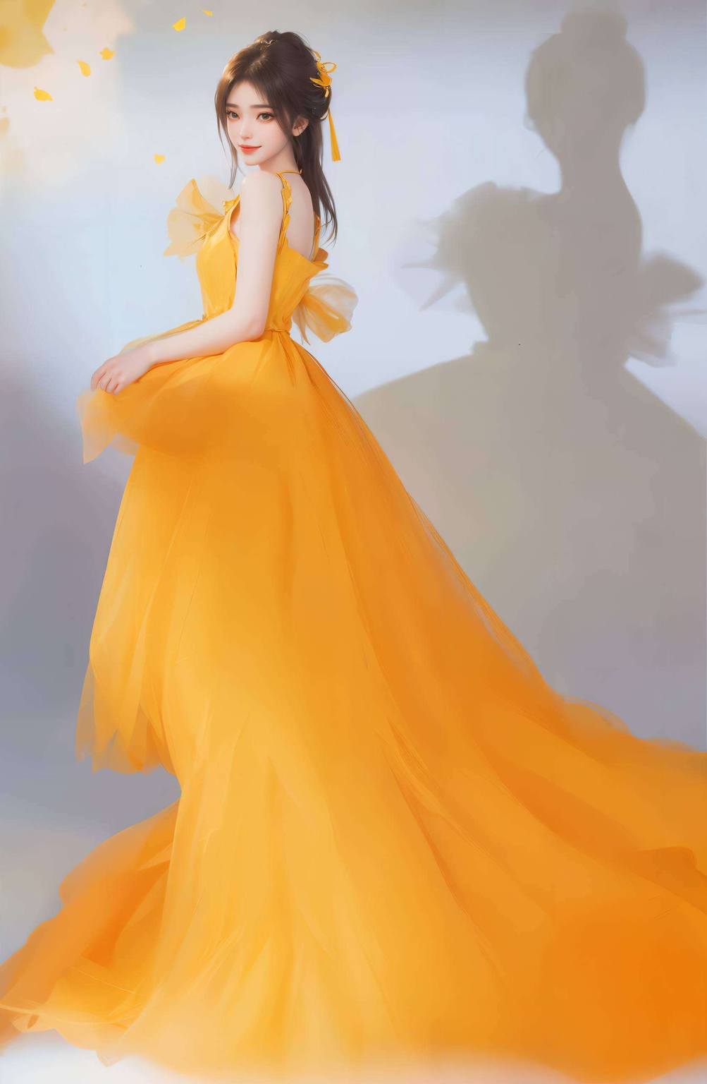 不仅美得不可方物就像是动漫世界里走出来的精灵