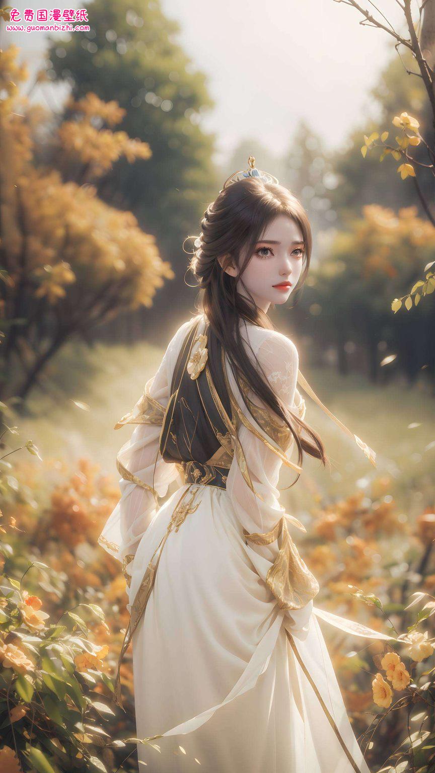 这可是国漫界的小女神哦！她的长腿不仅让人羡慕就像吃了一口甜蜜的苹果糖