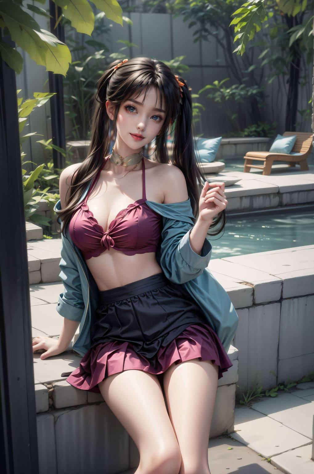 动漫女神的灵动在这里交织成一幅幅玄幻的画卷