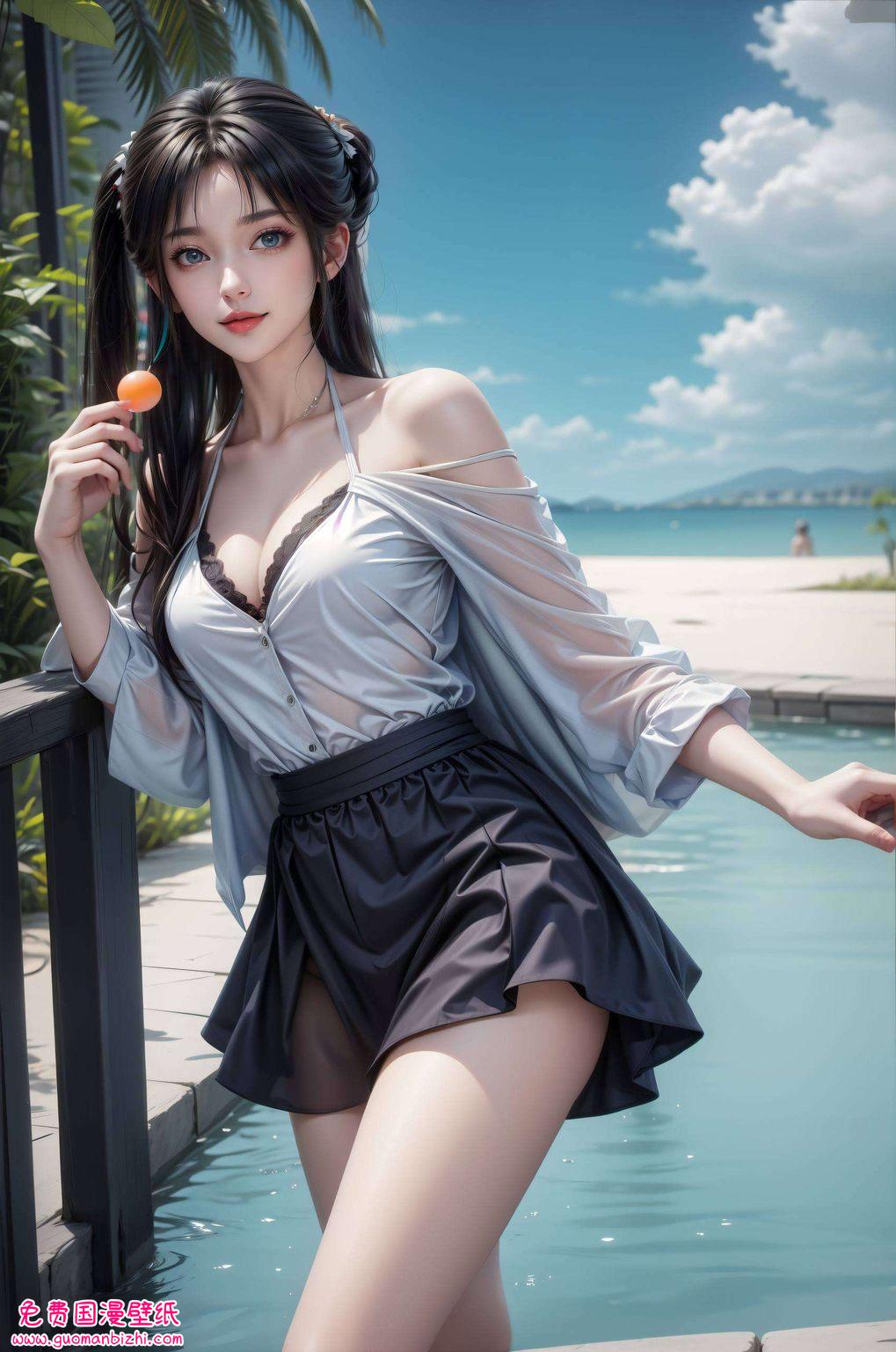 碧瑶之魅将诛仙中的碧瑶化作电脑桌面上的永恒风景