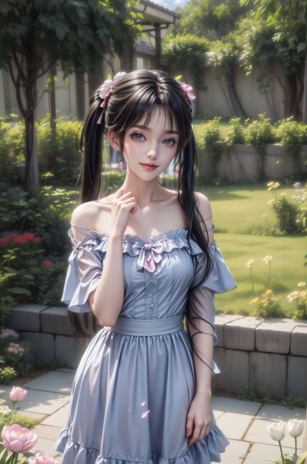 她从诛仙中踏云而出还把手机桌面变成了她的玄幻舞台