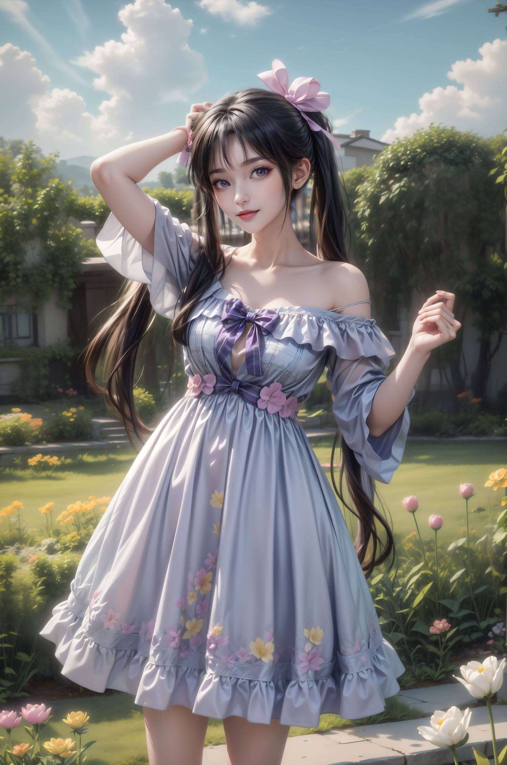碧瑶女神更是以一抹亮丽的高级发色