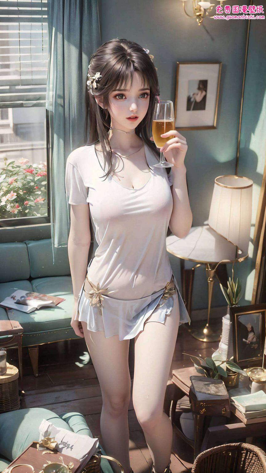 碧瑶的倩影跃然屏上仿佛诉说着诛仙世界的无尽玄幻