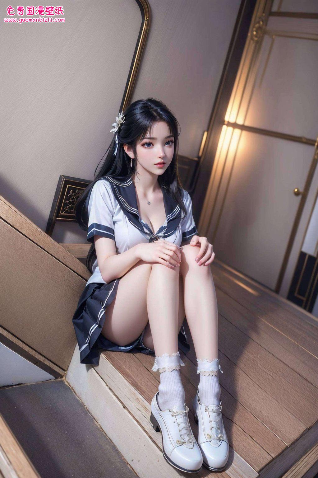 国漫女神的每一次微笑她的眼神中带着一丝俏皮的狡黠