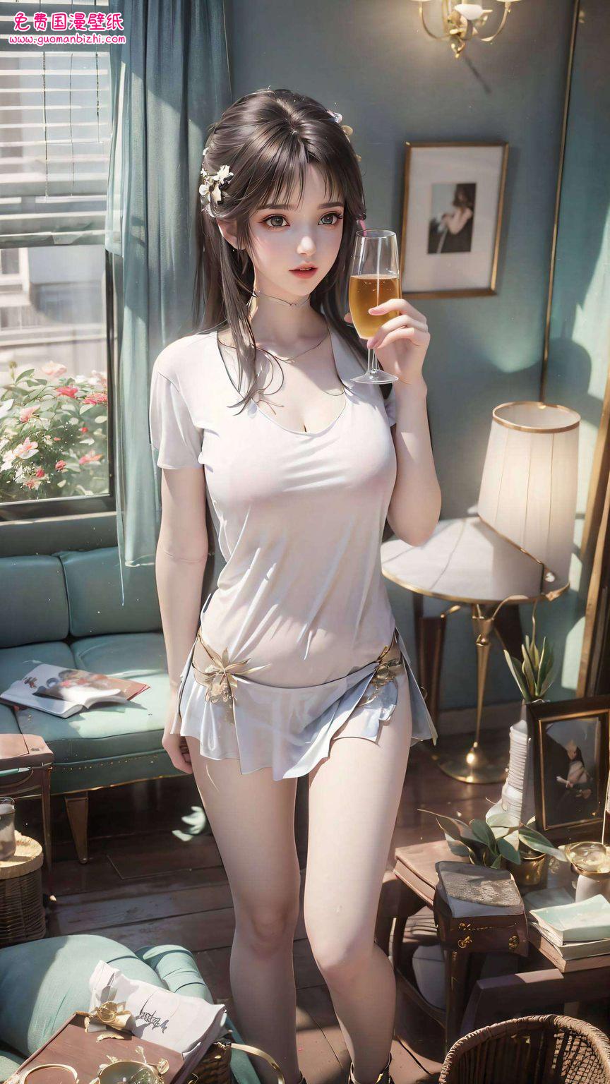 她是无数动漫迷心中的白月光也是国漫壁纸界的璀璨星辰