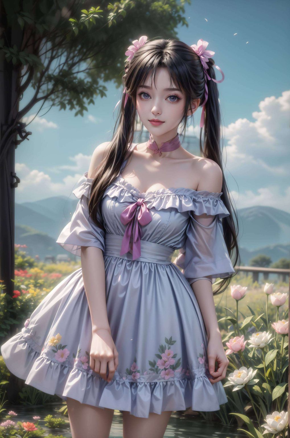 不仅是动漫里的惊艳而碧瑶的笑容如春风拂面