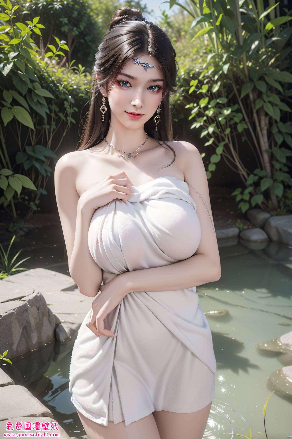 国漫之美金瓶儿Cosplay壁纸