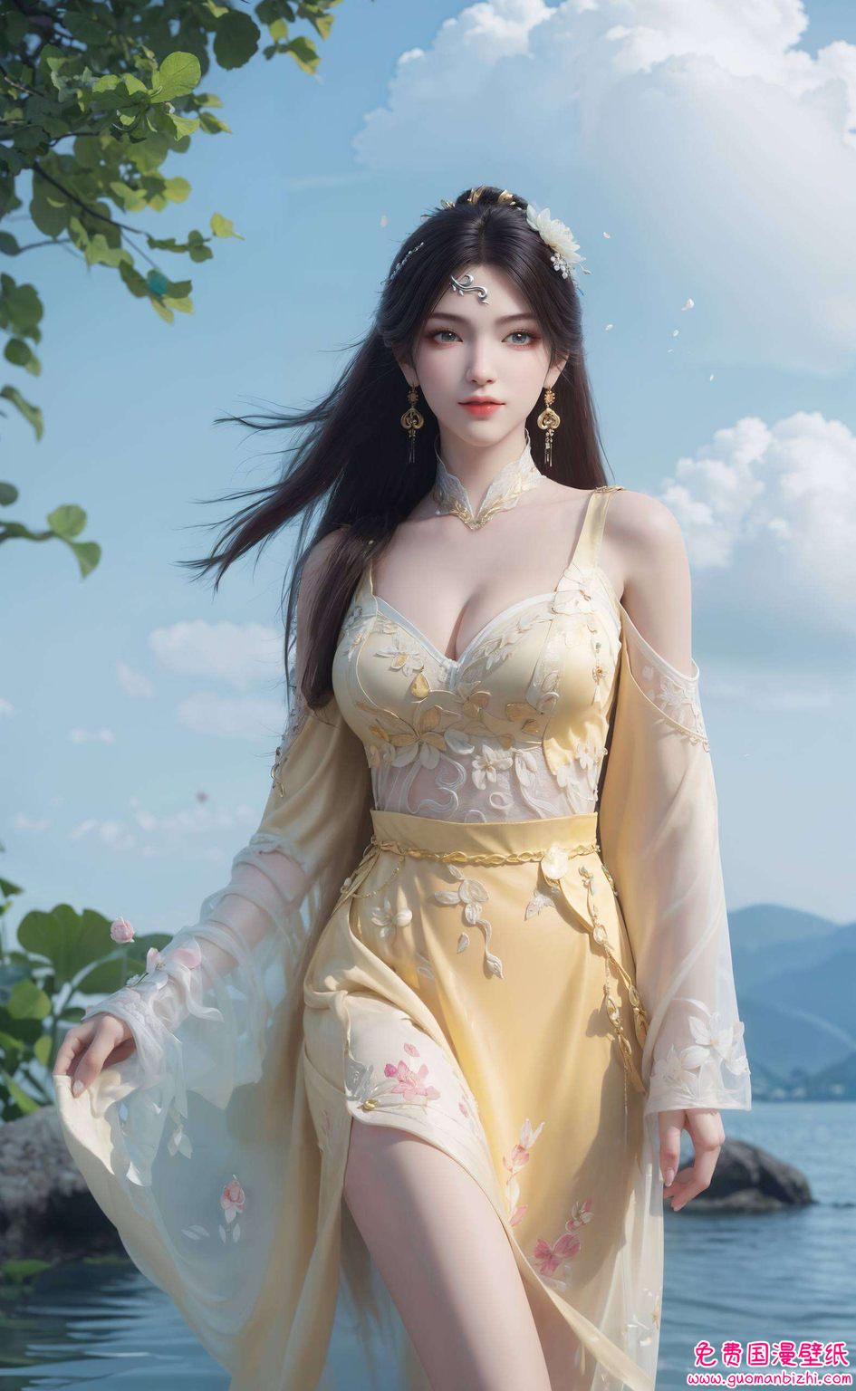 美得不要不要的让她跃然屏上