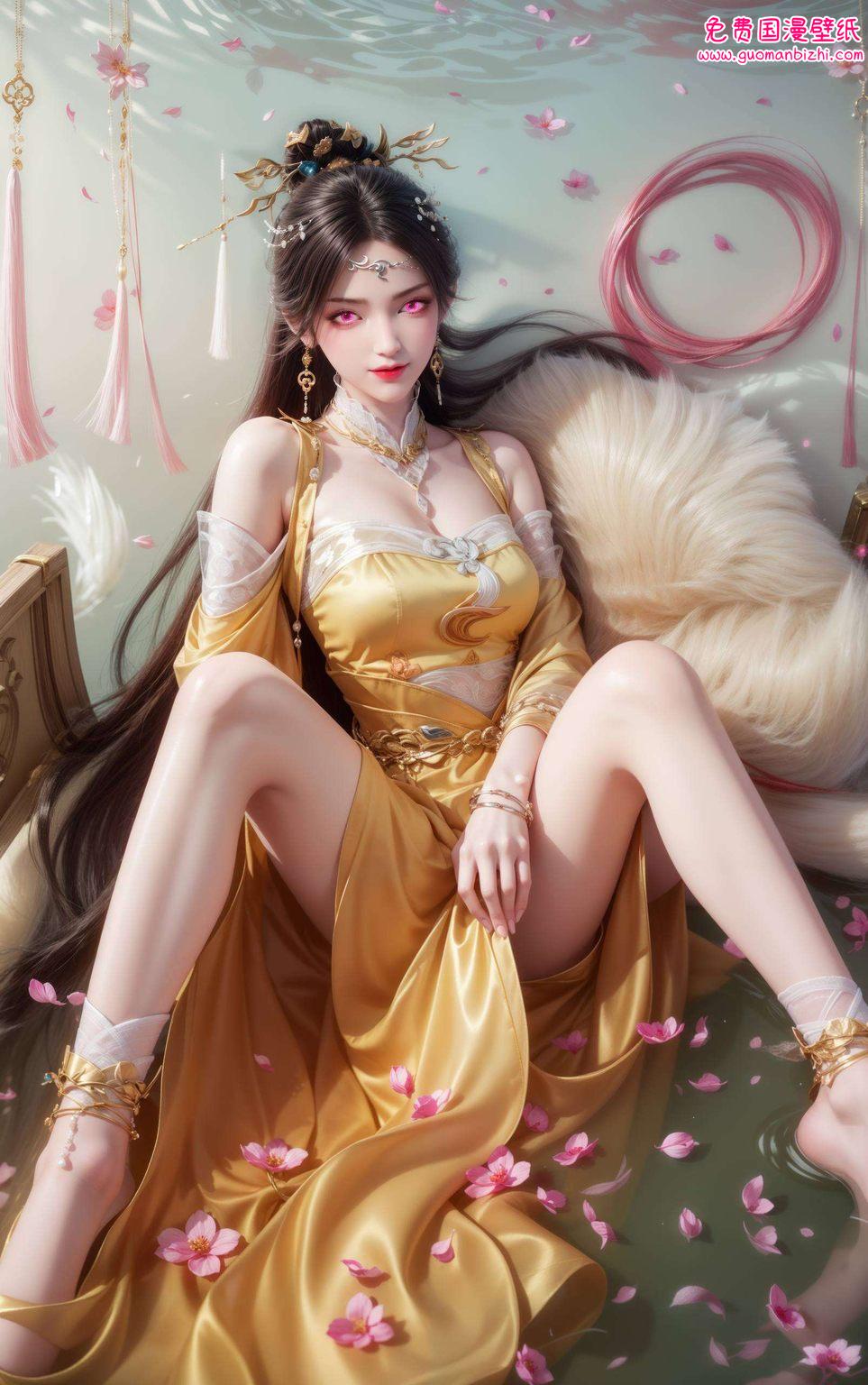在这紫色的壁纸中都像是国漫世界里跳动的音符