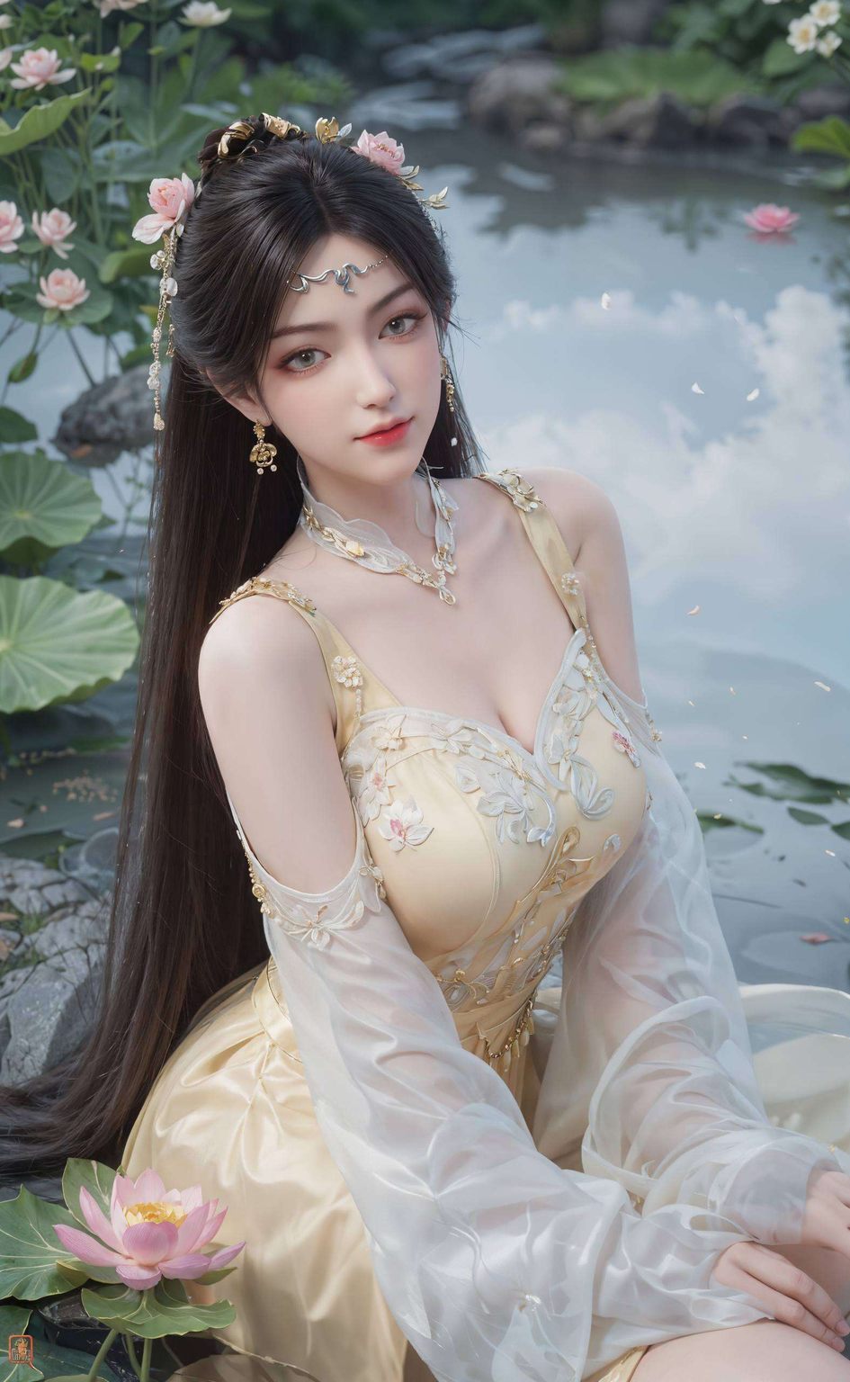 感受那份不染尘埃的美这位国漫中的绝世美女
