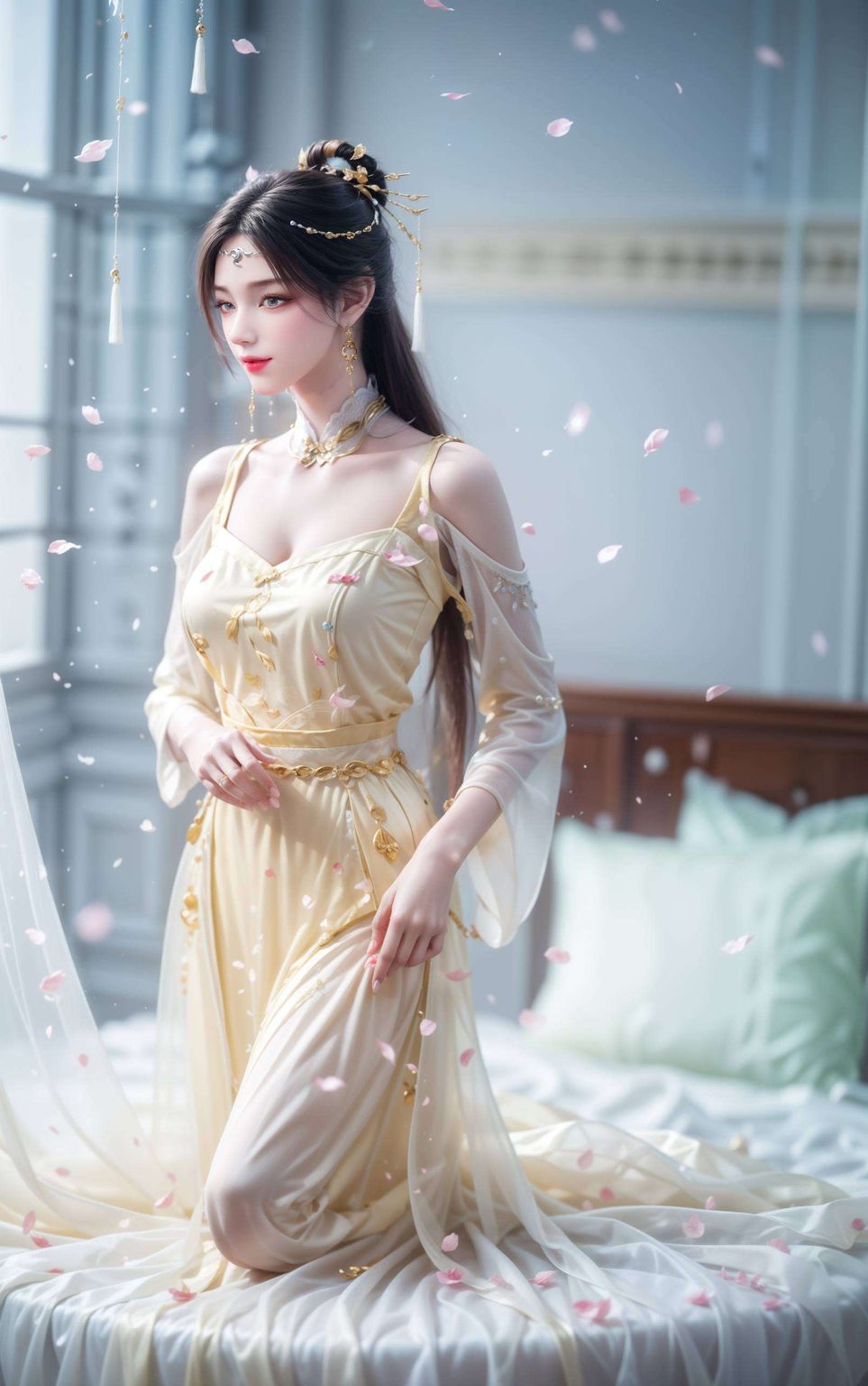 金瓶儿不仅是国漫中的女神仿佛能感受到她那不羁的玄幻气息