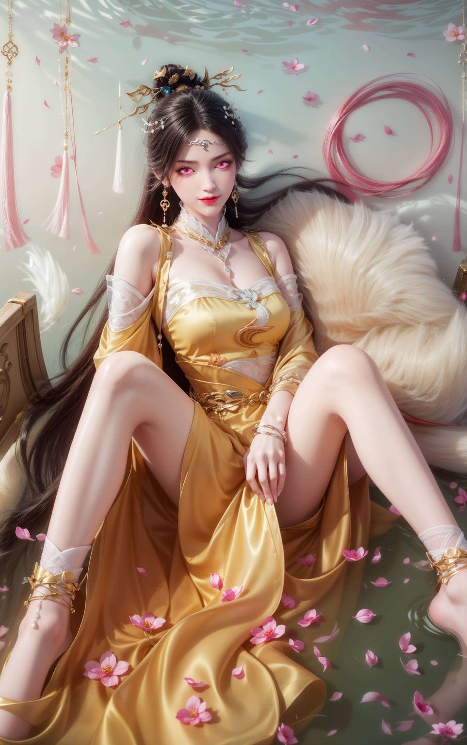 把她设为手机壁纸保不齐能吸引来一场仙侠奇缘呢！👩‍🎀✨📱
