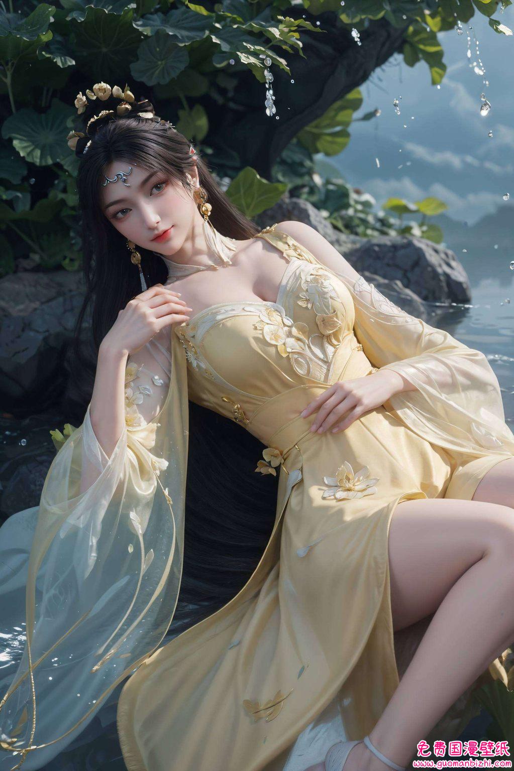 如同她的气质一般这位国漫中的绝世美女
