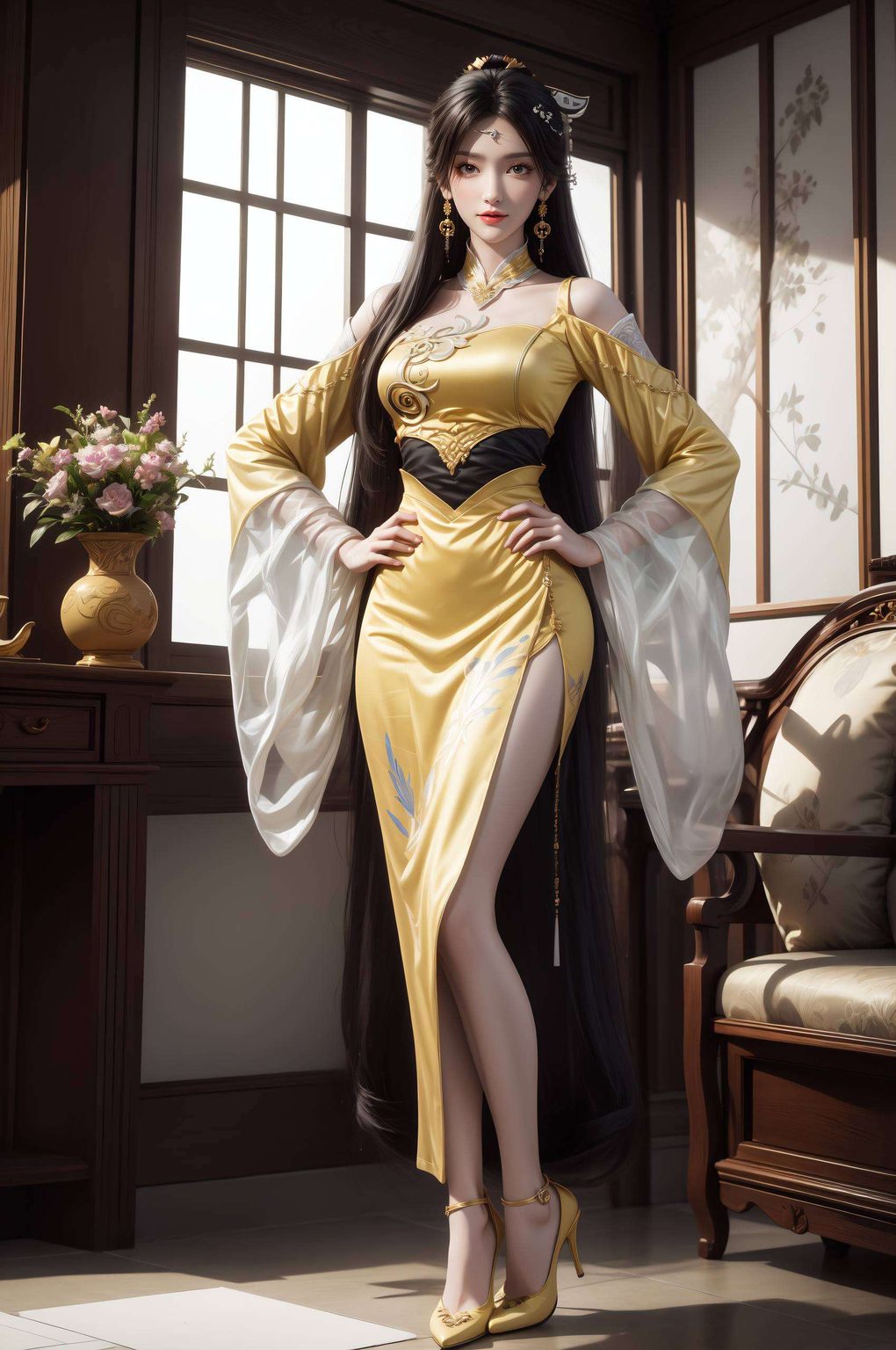 让你的手机瞬间变身国漫女神秀场！这位来自《诛仙》的美丽仙子不仅有着令人惊艳的容颜