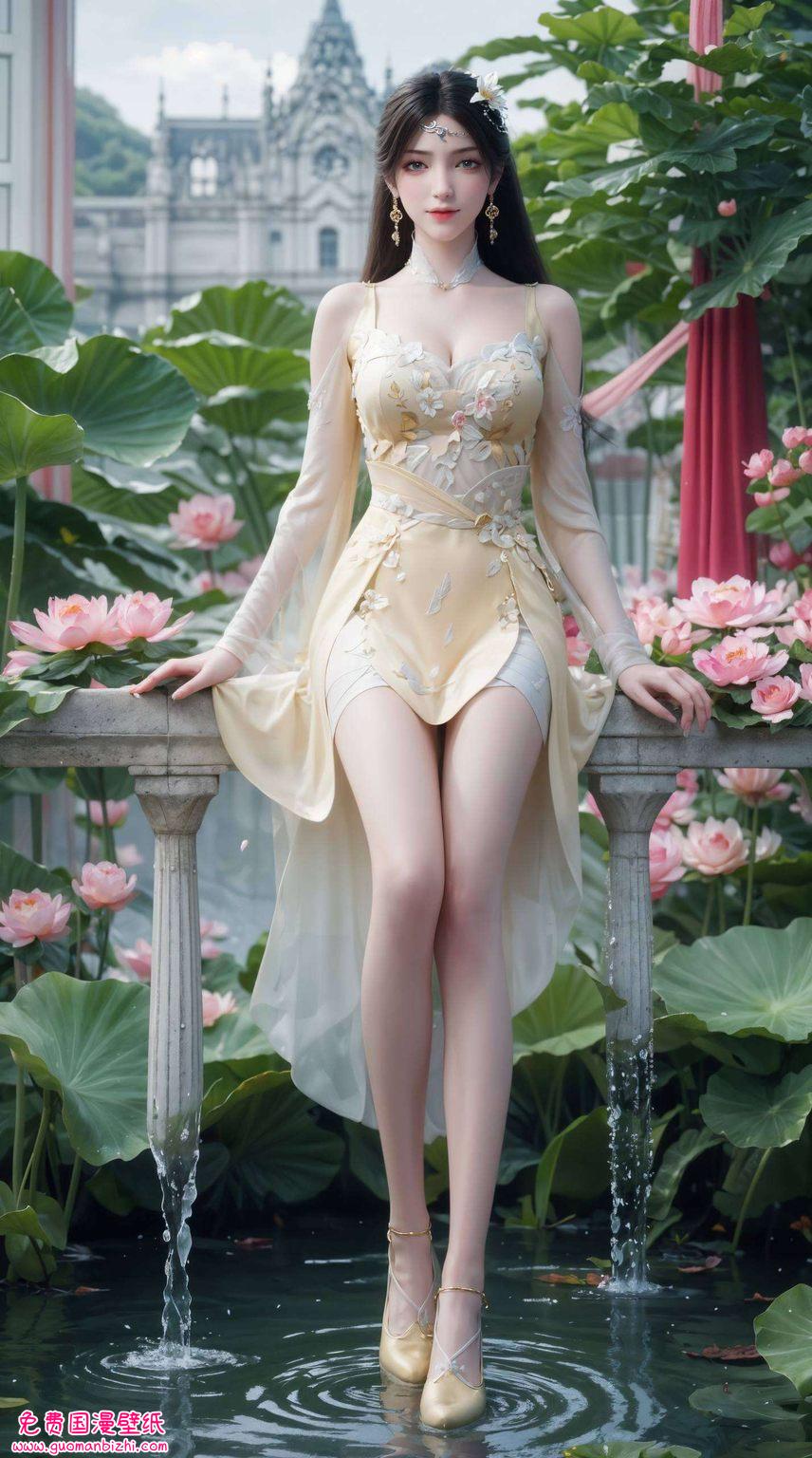 宛如置身玄幻世界与这位国漫美女共舞